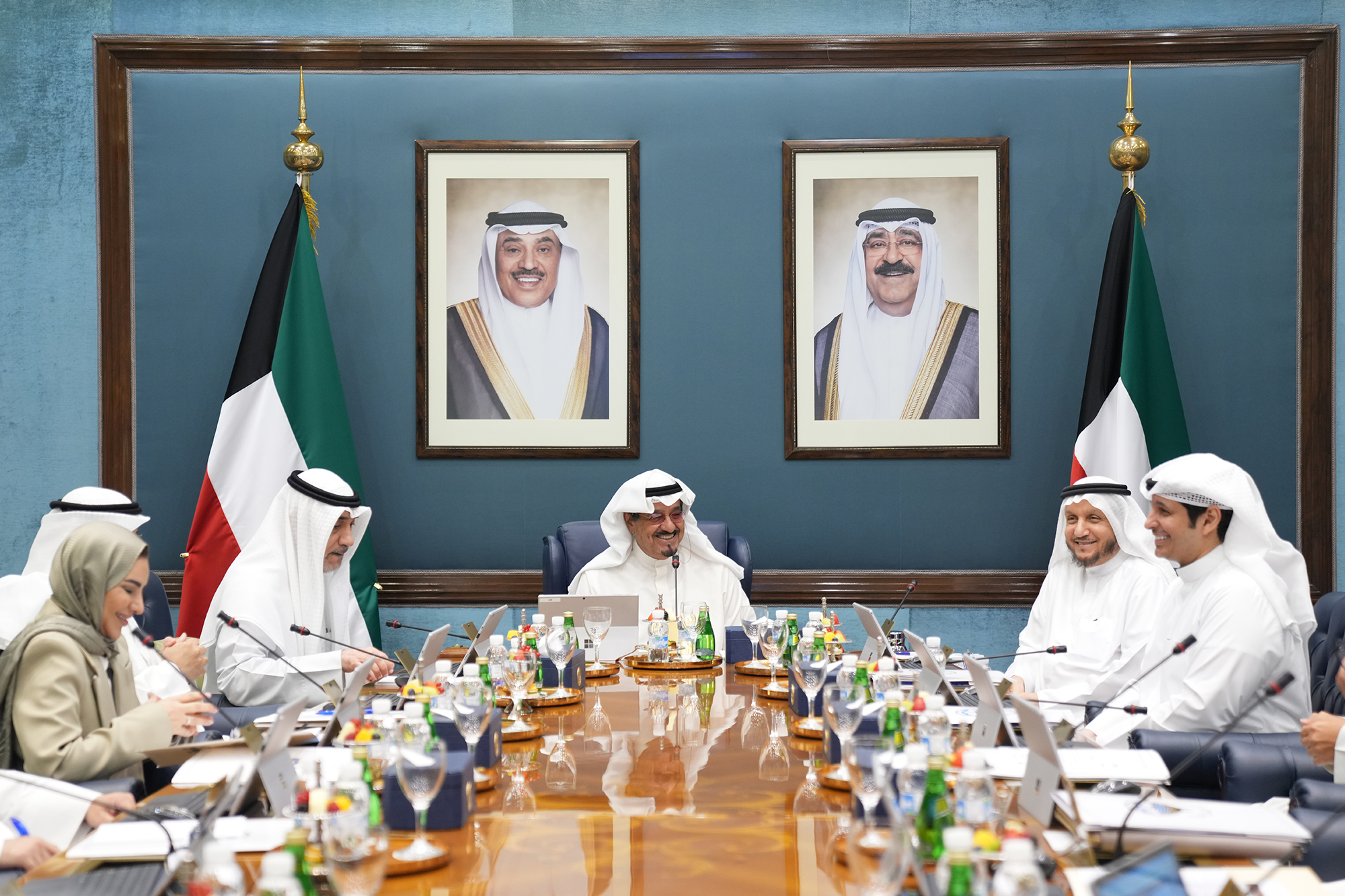 His Highness the Prime Minister Sheikh Ahmad Abdullah Al-Ahmad Al-Sabah presides Cabinet meeting