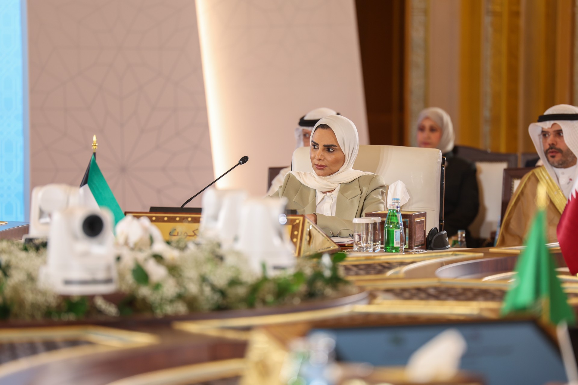 Kuwait's Minister of Social, Family and Child Affairs, Dr. Amthal Al-Huwailah
