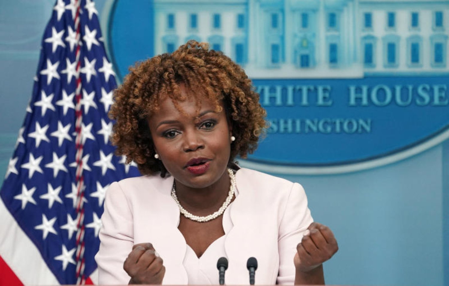 White House Press Secretary Karine Jean-Pierre