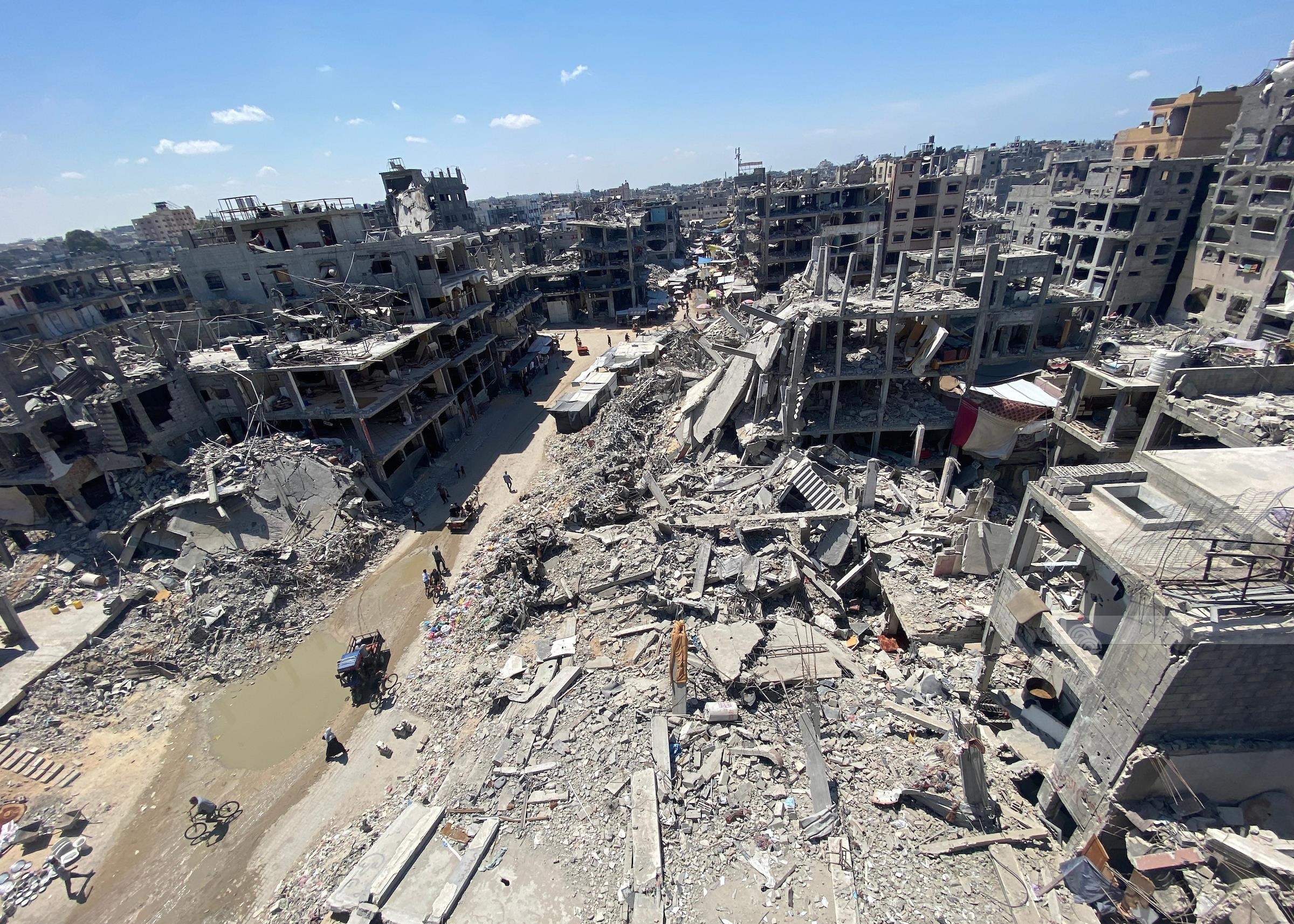 الدمار الذي خلفه عدوان الاحتلال الإسرائيلي في قطاع غزة