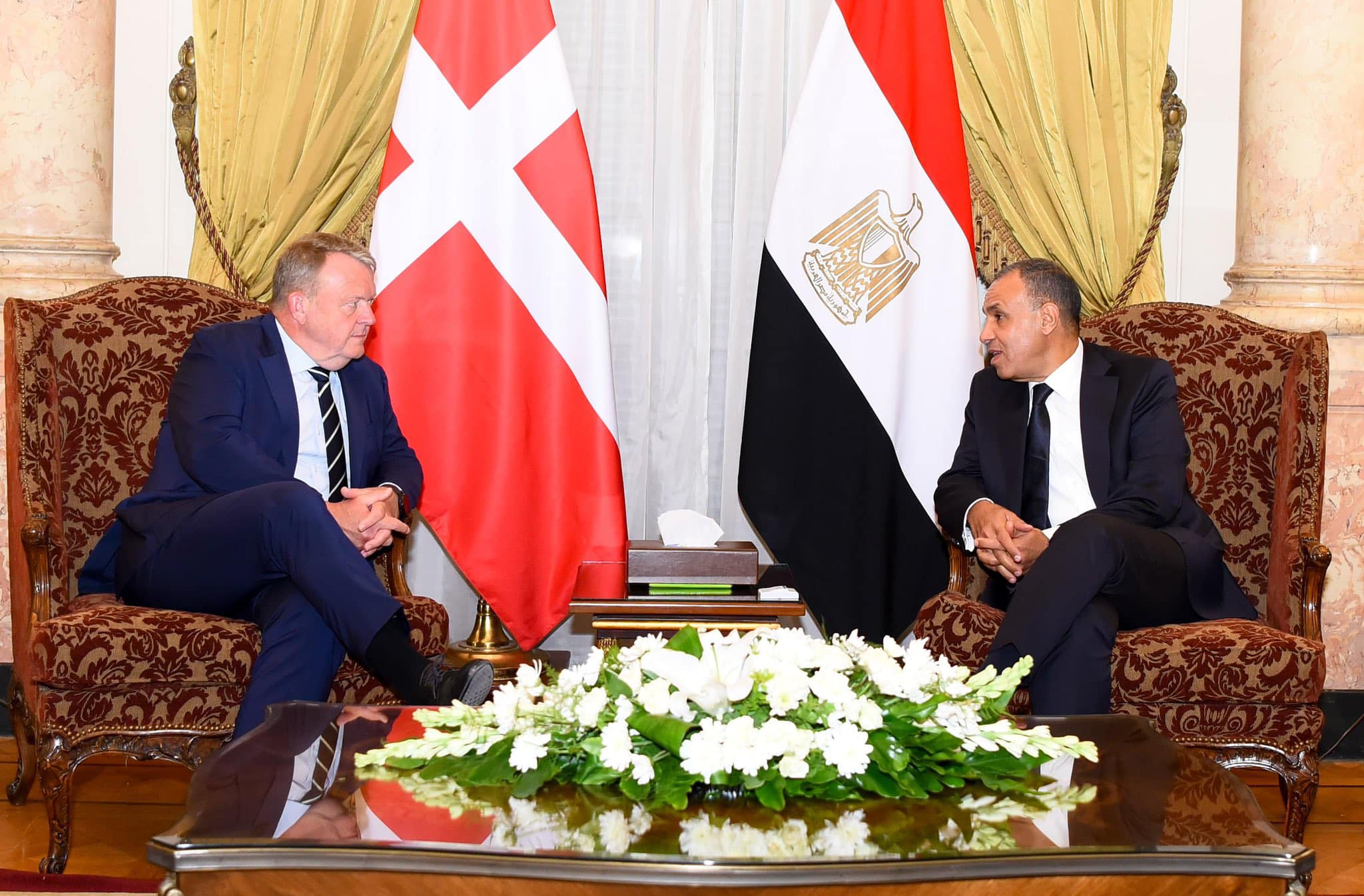 وزير الخارجية المصري الدكتور بدر عبد العاطي يلتقي نظيره الدنماركي لارس لوكا راسموسن