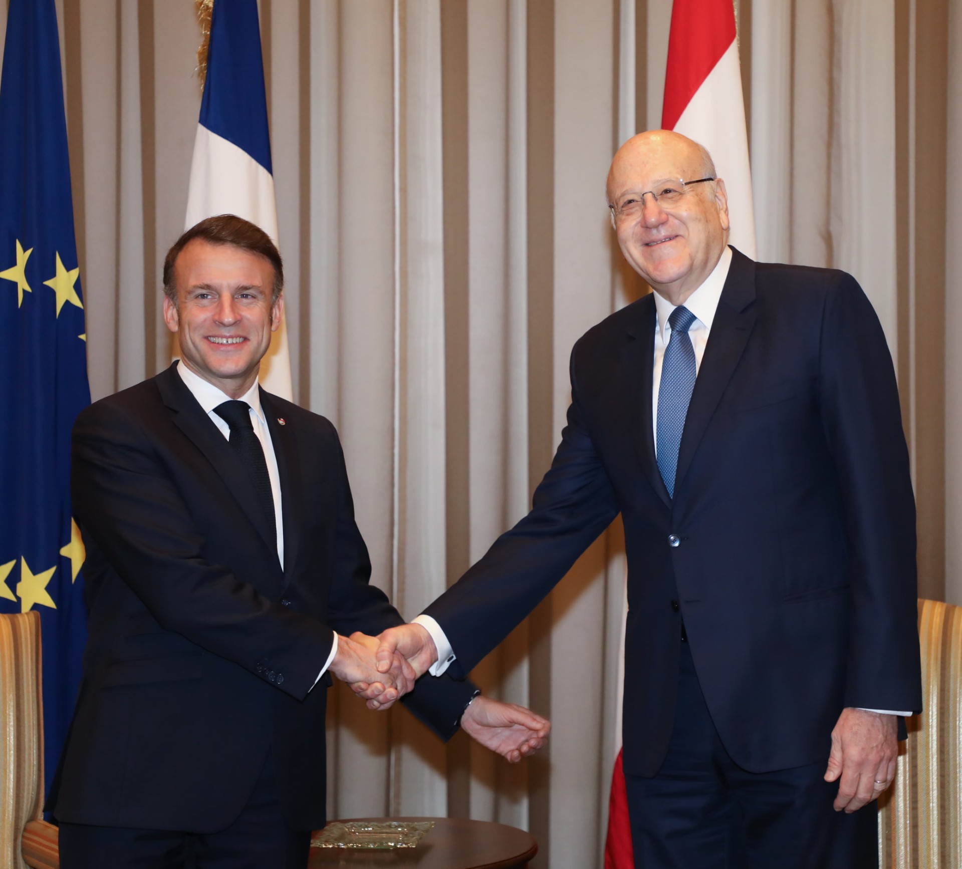 French President Emmanuel Macron arrived in Beirut on an official visit to Lebanon