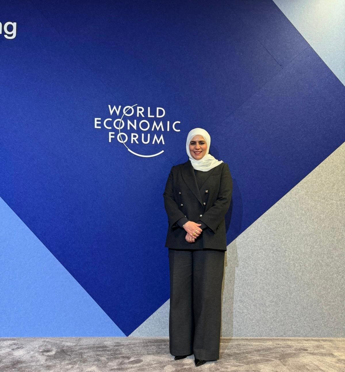 Representing His Highness the Prime Minister Sheikh Ahmad Abdullah Al-Ahmad Al-Sabah, Kuwaiti Finance Minister and State Minister for Economic and Investment Affairs Nora Al-Fassam