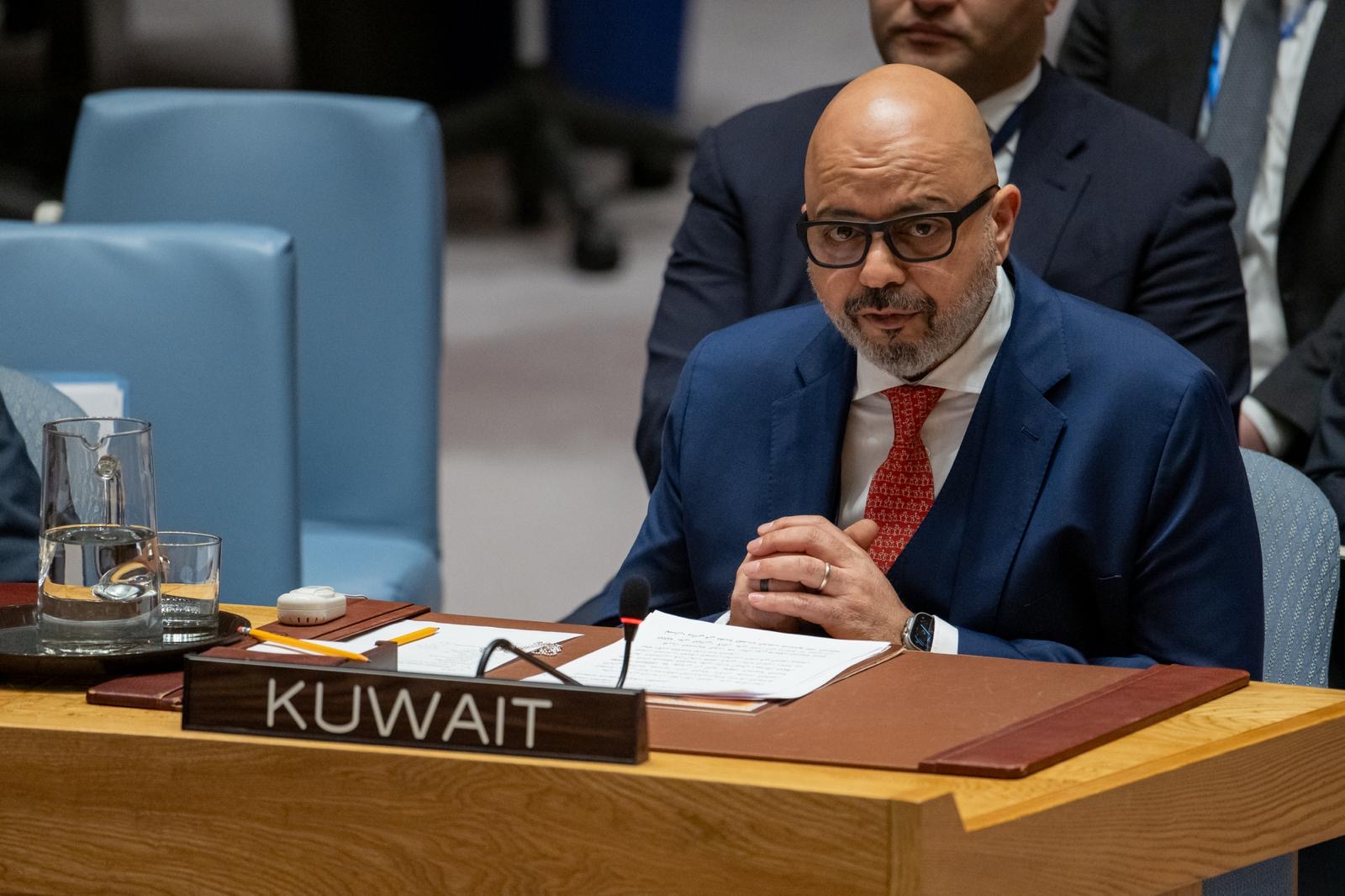 Kuwait Permanent Representative to the UN, Ambassador Tareq Al-Bannai