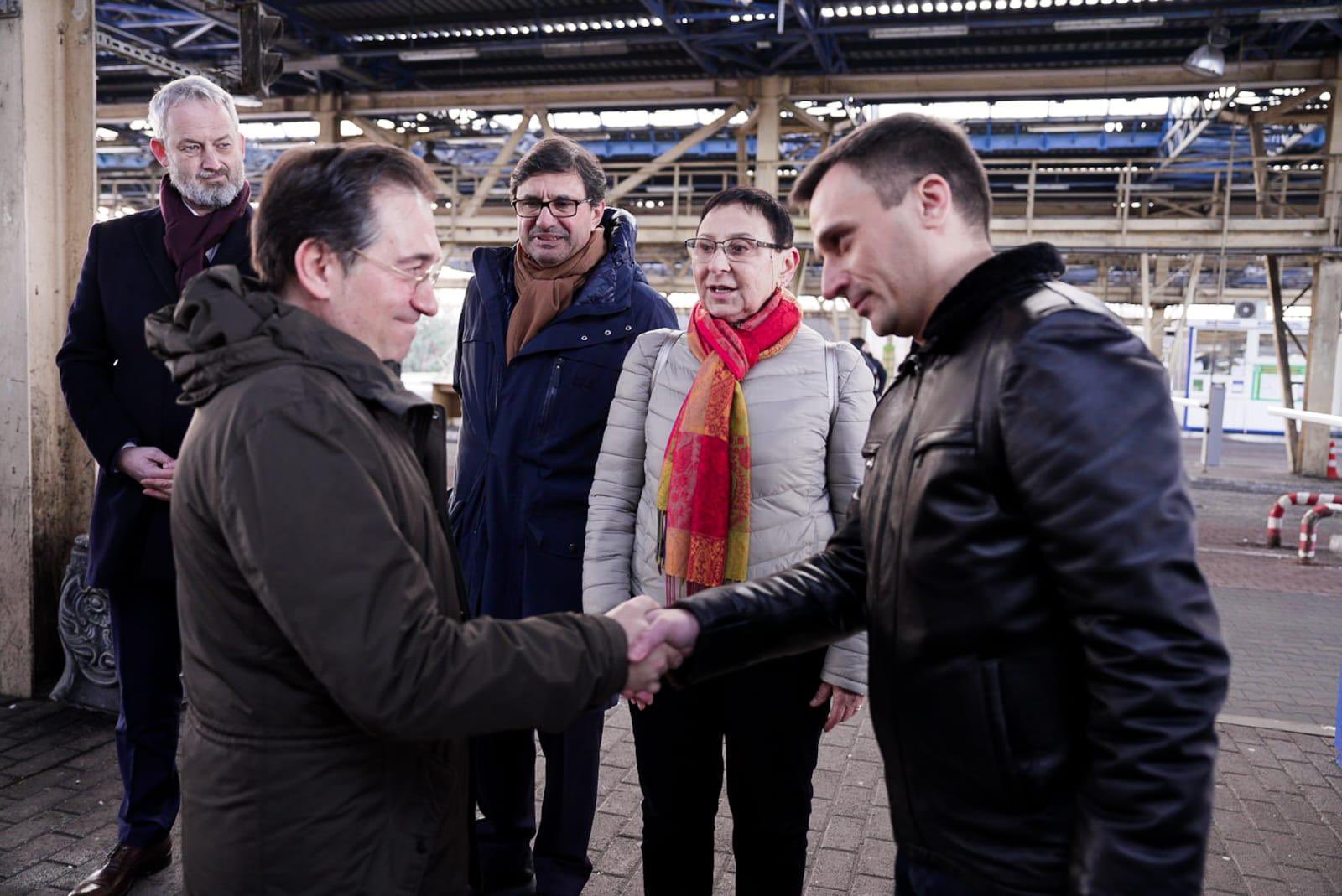 Spanish Foreign Minister Jose Manuel Alvarez arrived in Ukraine