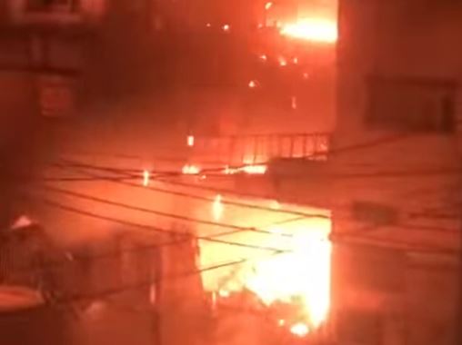 قصف للاحتلال الإسرائيلي على بلدة (طمون)