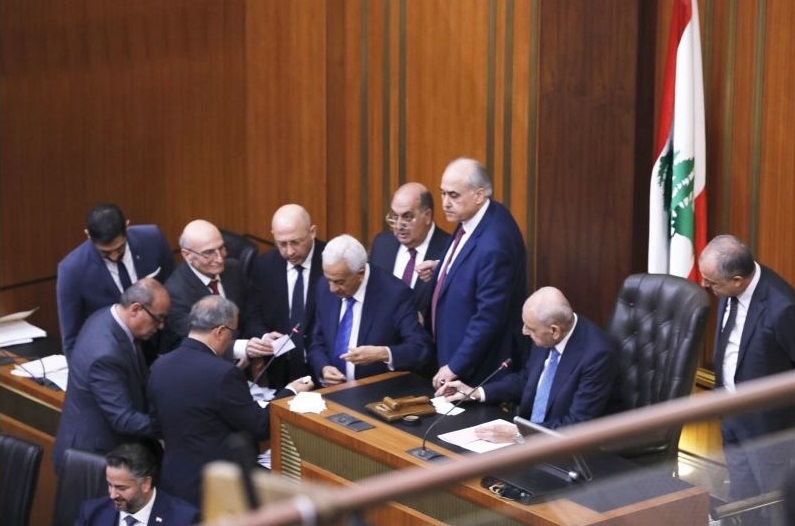 The Lebanese parliament