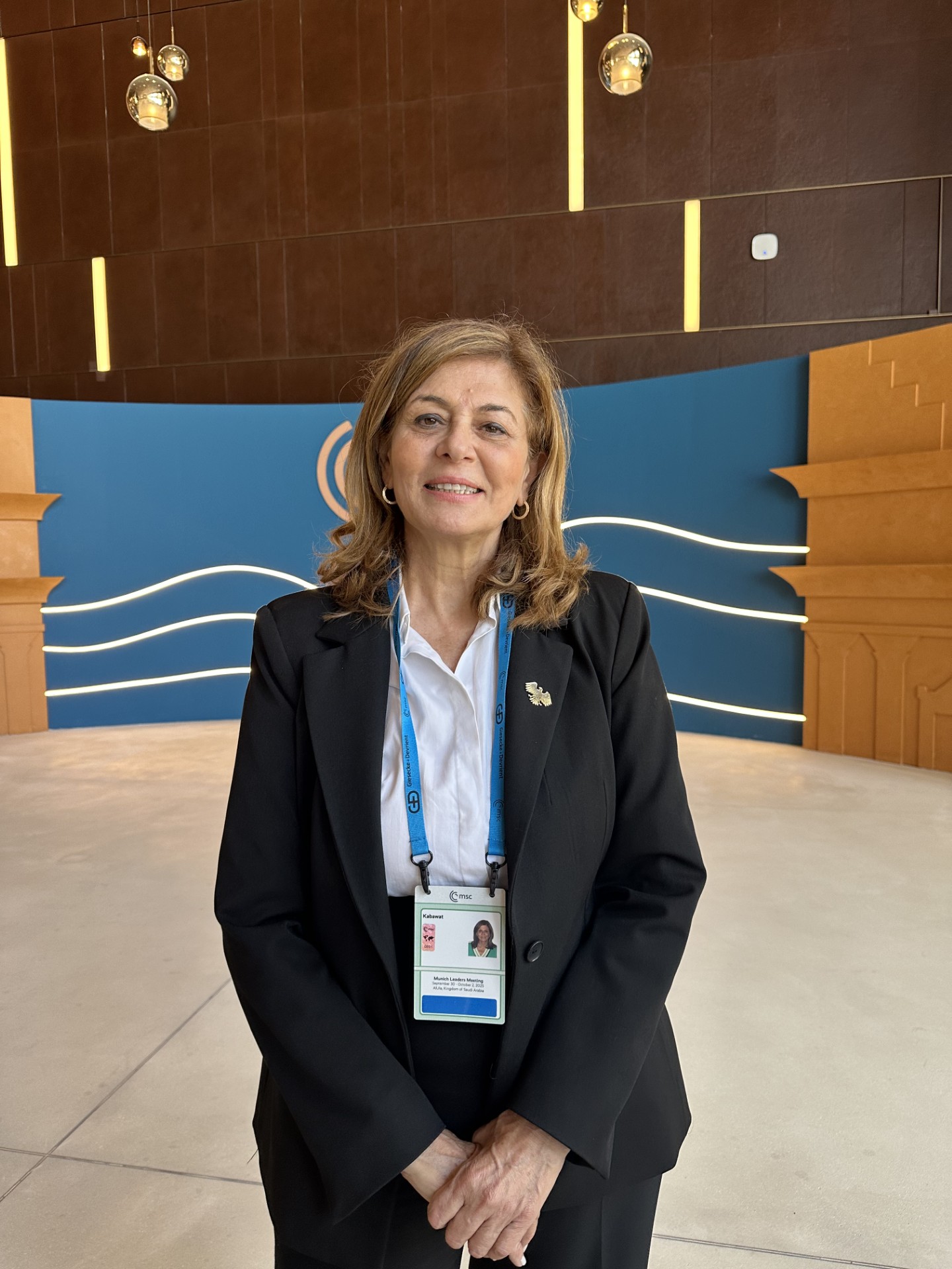 Syria's Minister of Social Affairs and Labor Hind Kabawat
