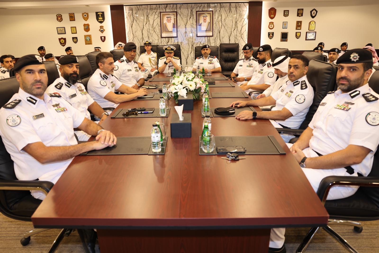 Kuwait Coast Guard Chief meets with UK Senior Defense Adviser