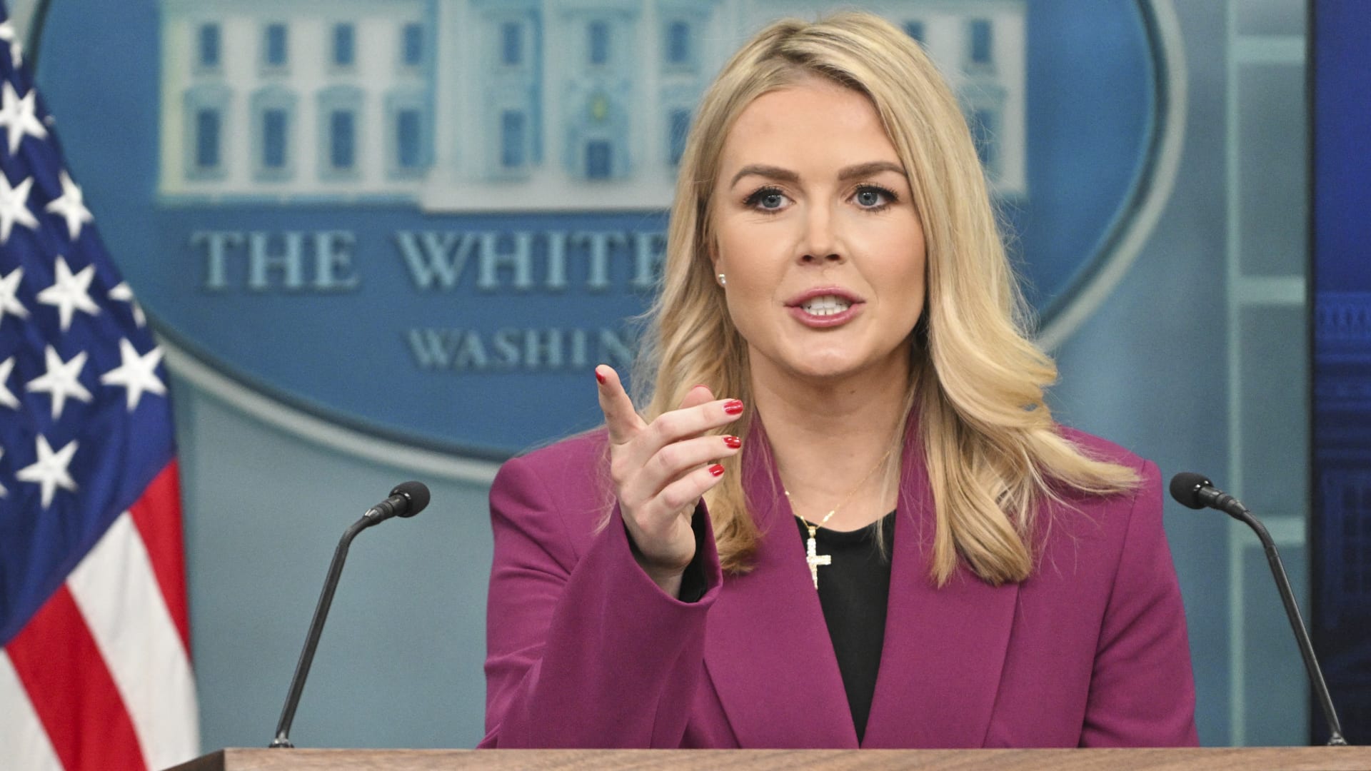 White House's Press Secretary Karoline Leavitt