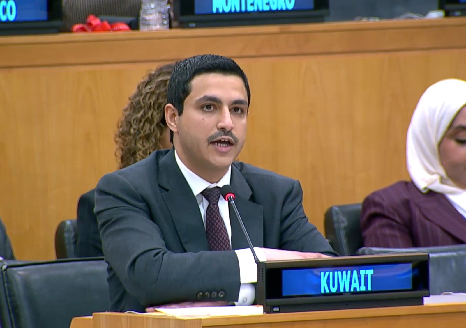 Third Secretary of Kuwait's Permanent Mission to the United Nations, Rashed S. Al-Abhoul