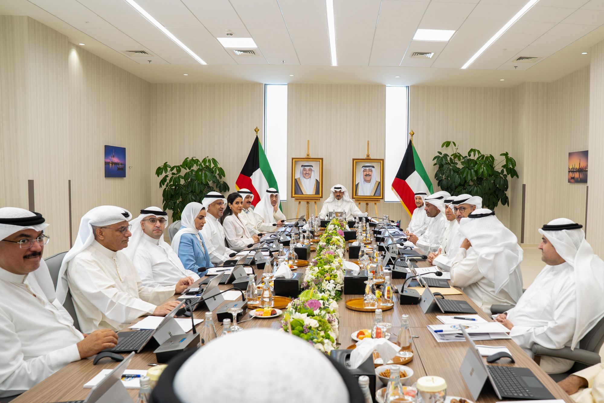 the Cabinet's weekly meeting held at the Kuwait Cancer Control Center