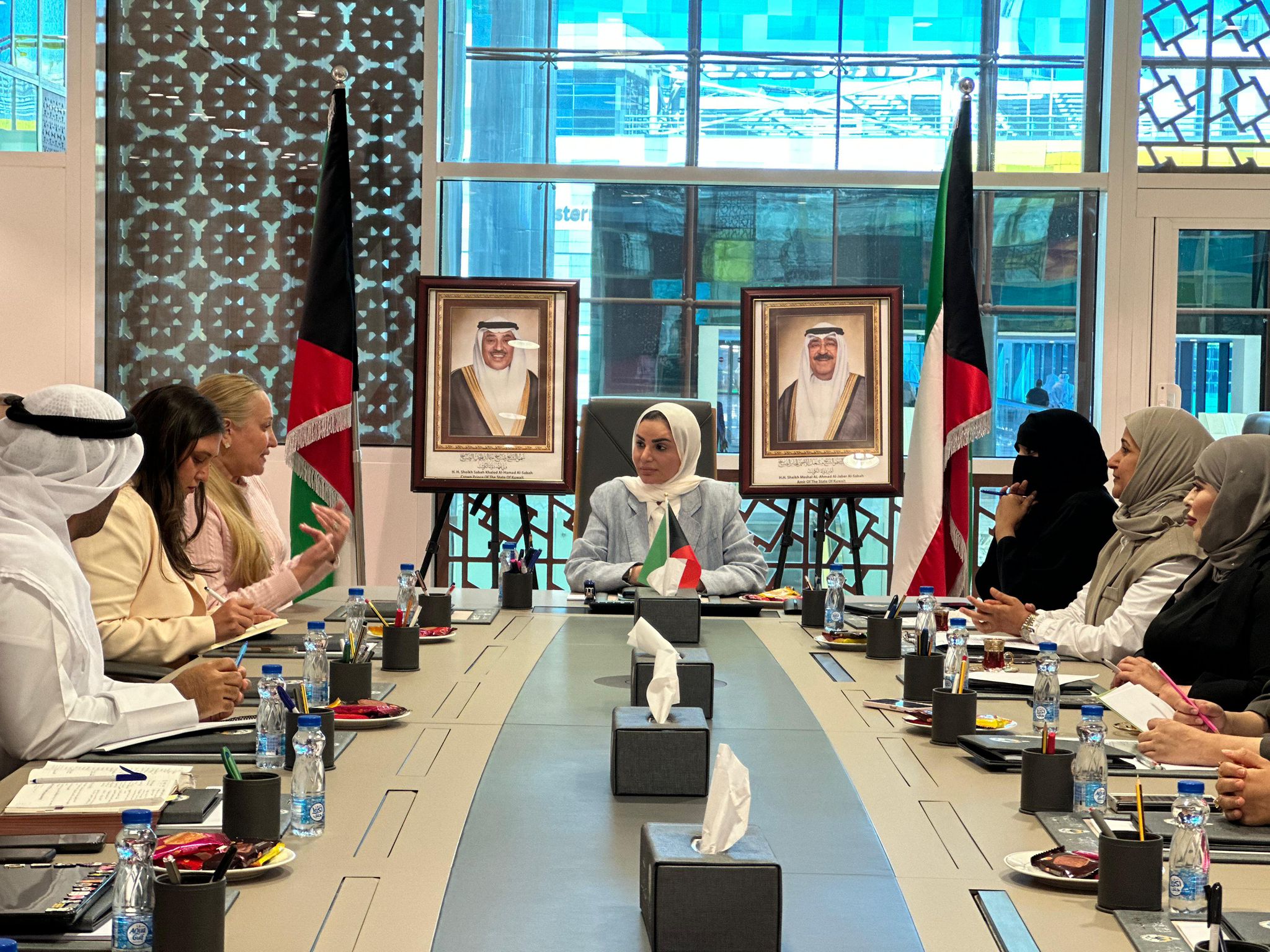 وزير الشؤون تبحث مع وفد البنك الدولي سبل التعاون في الحماية الاجتماعية