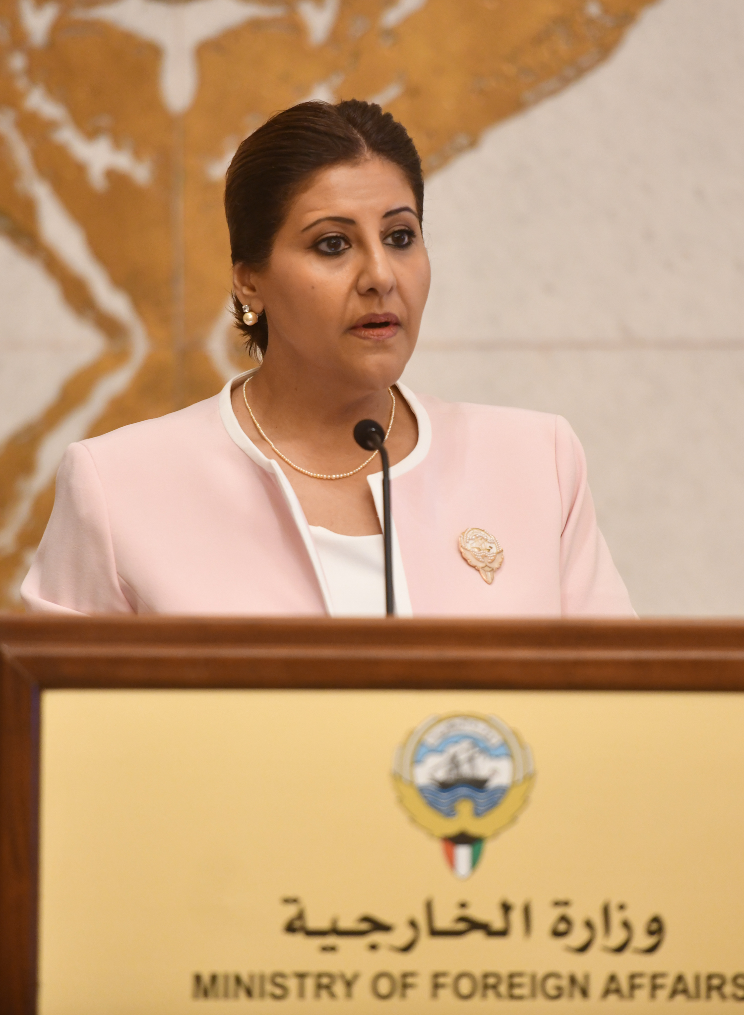 مساعد وزير الخارجية لشؤون حقوق الانسان السفيرة الشيخة جواهر إبراهيم دعيج الصباح