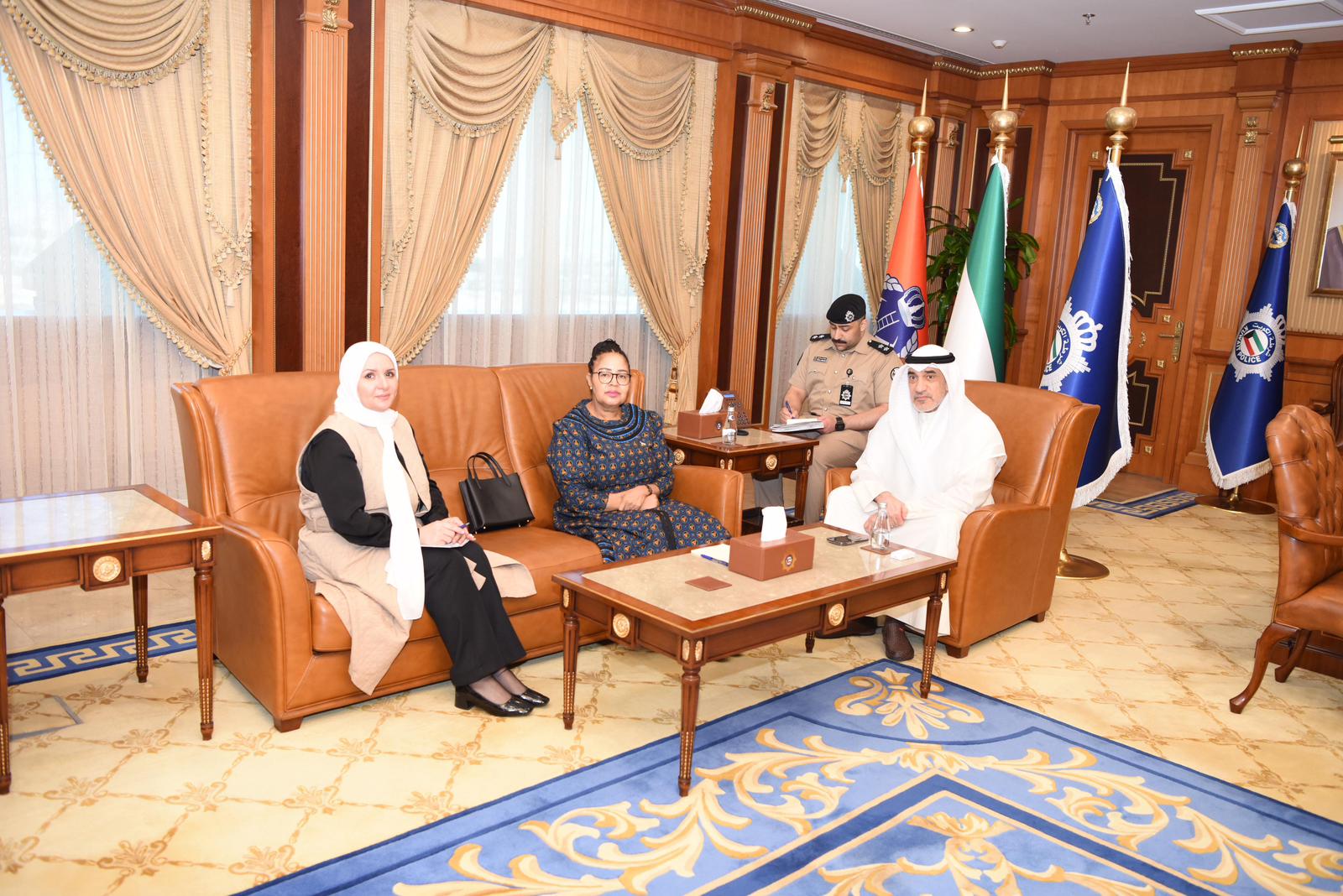 Kuwait Interior Minister discusses issues of joint concern with envoys