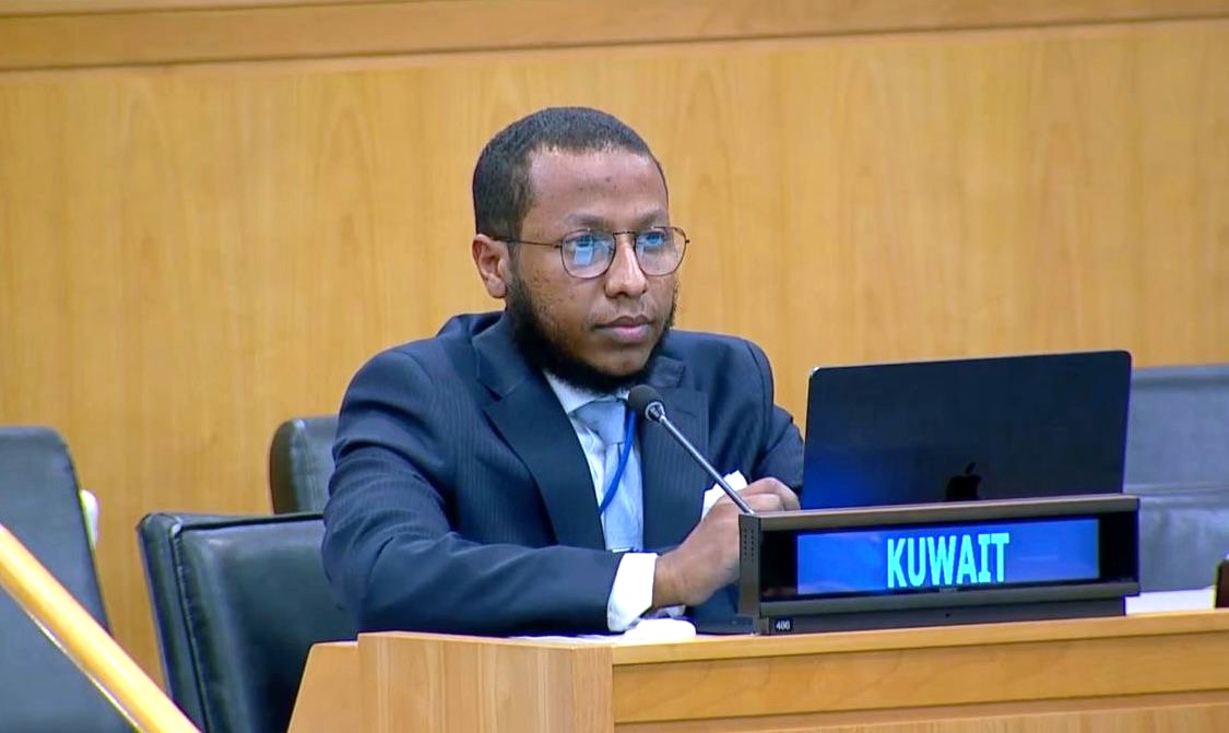 ’attaché diplomatique de la délégation permanente du Koweït à l’ONU à New York, Rached Farhan.