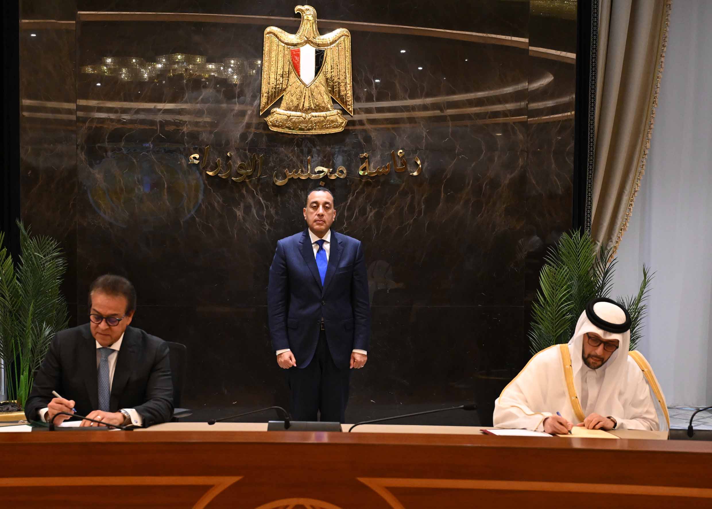 جانب من توقيع مذكرة تفاهم للتعاون في المجال الصحي بين البلدين