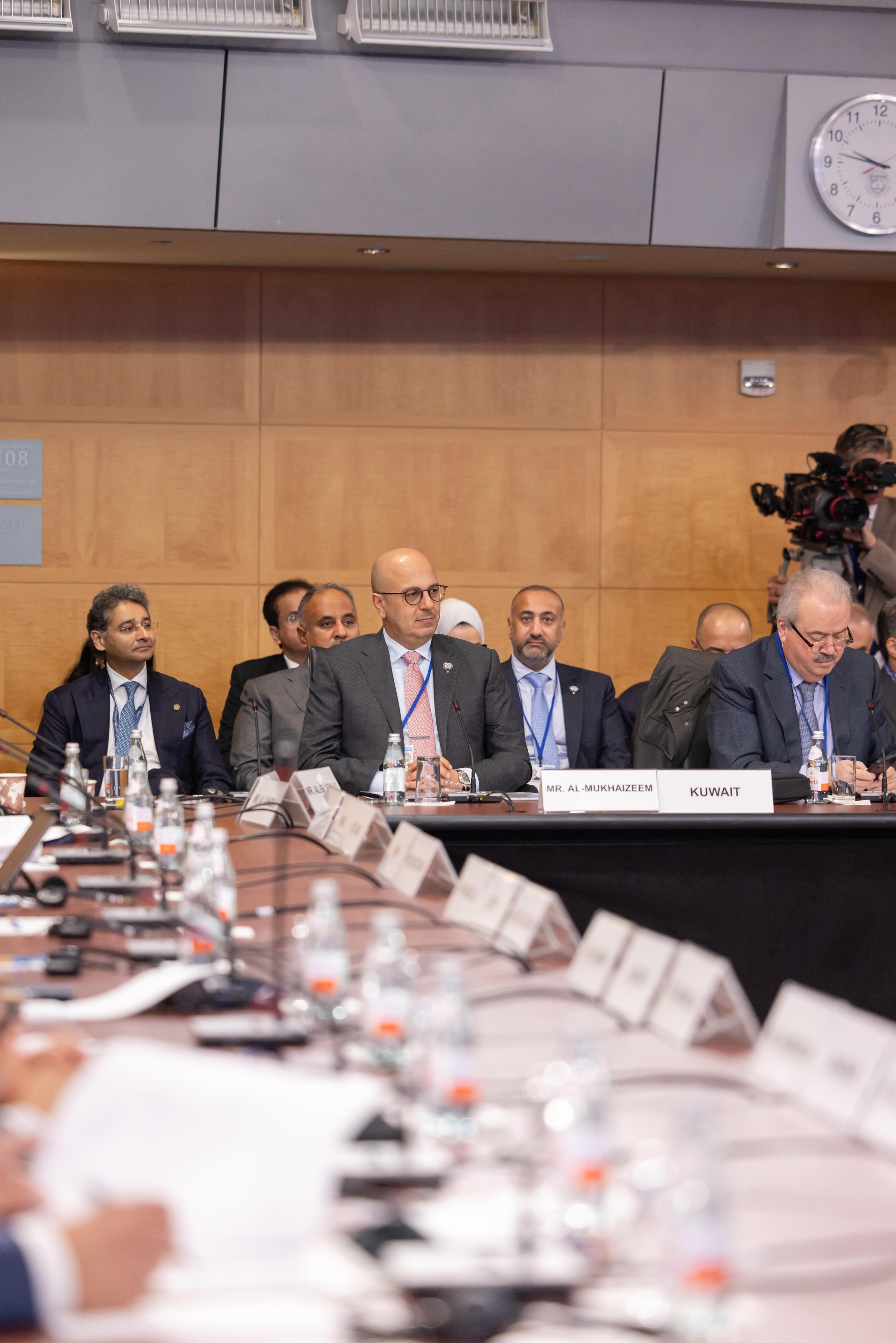 Acting Minister of Finance, Minister of Electricity, Water and Renewable Energy, and Minister of State for Economic Affairs and Investment Dr. Sabeeh Al-Mukhaizeem