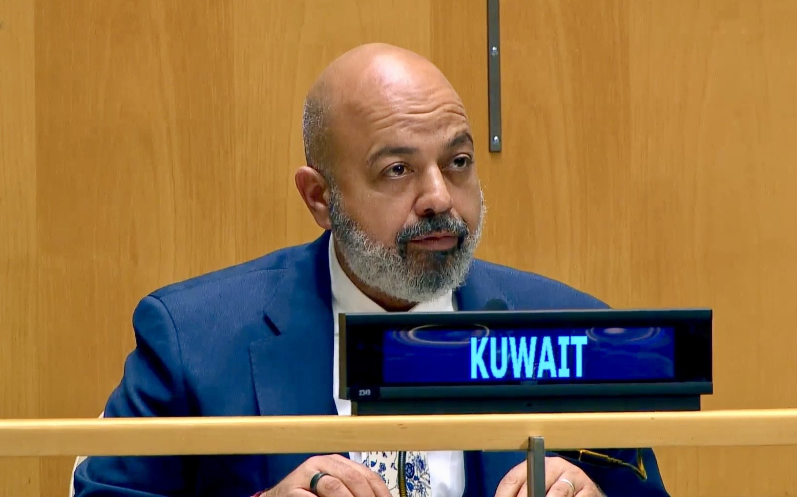 Kuwait's Permanent Representative to the United Nations, Ambassador Tariq Al-Bannai