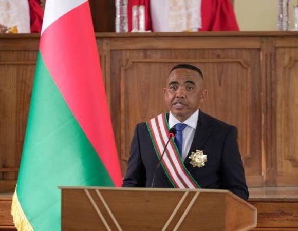 Madagascar president Army Colonel Michael Randrianirina