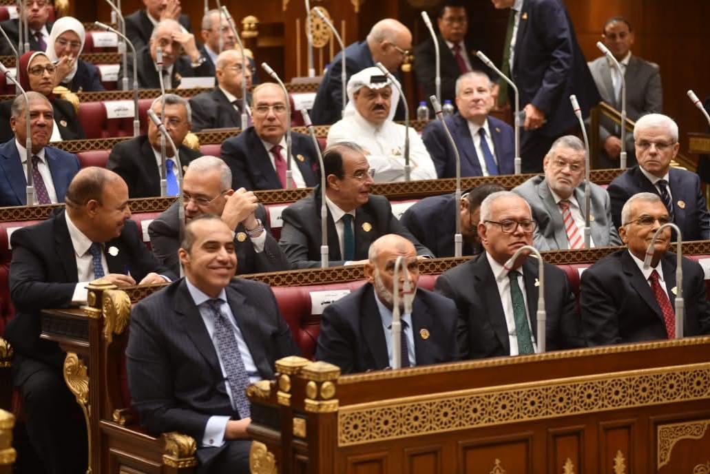 افتتاح دور الانعقاد العادي الأول من الفصل التشريعي الثاني لمجلس الشيوخ المصري