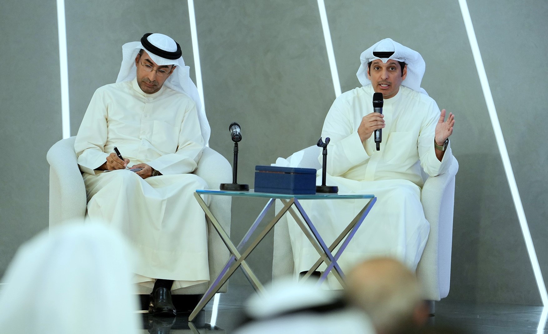 Le ministre de l'Information et de la Culture, Abderrahmane Al-Mutairi.