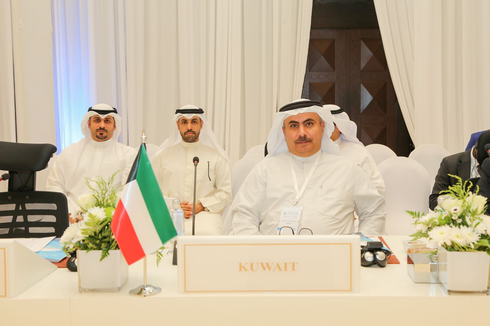 رئيس وفد دولة الكويت المشارك في الاجتماع التحضيري الوكيل المساعد لتشغيل وصيانة المياه بالتكليف في وزارة الكهرباء والماء والطاقة المتجددة فهد الظفيري