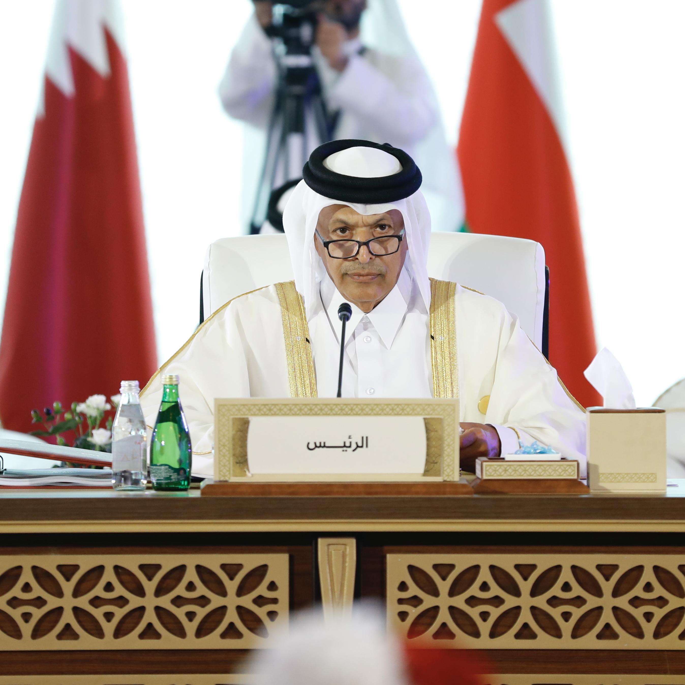 رئيس مجلس الشورى القطري حسن الغانم
