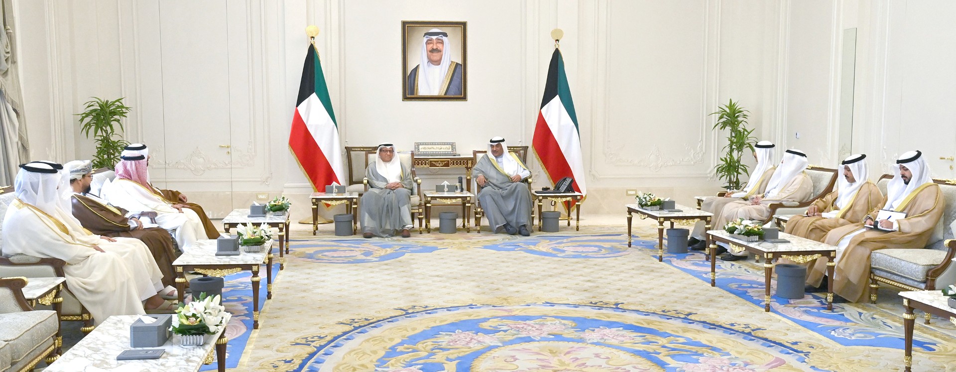 سمو ولي العهد يستقبل رؤساء المحاكم العليا والتمييز لدول مجلس التعاون