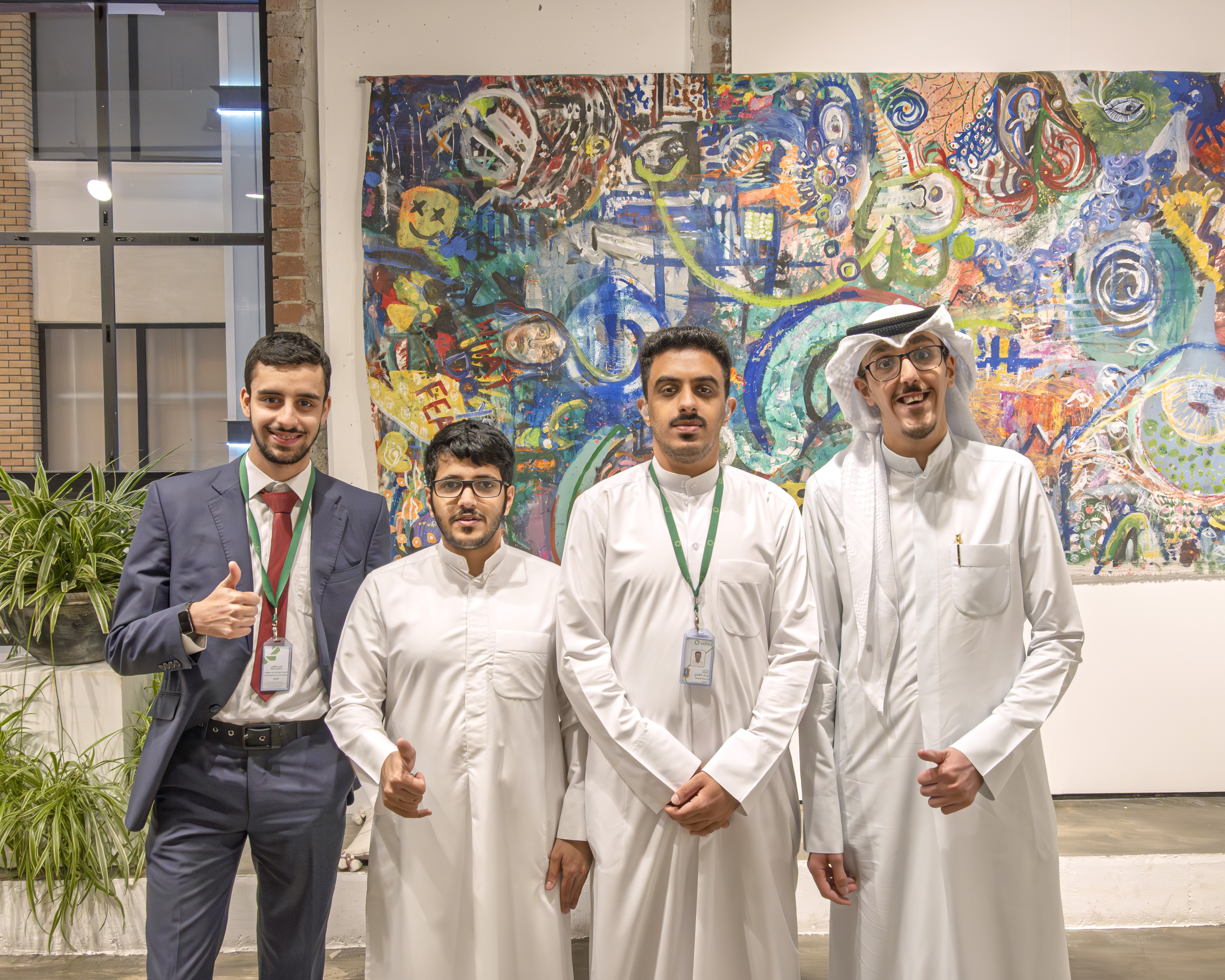 Attendees and participants at the exhibition