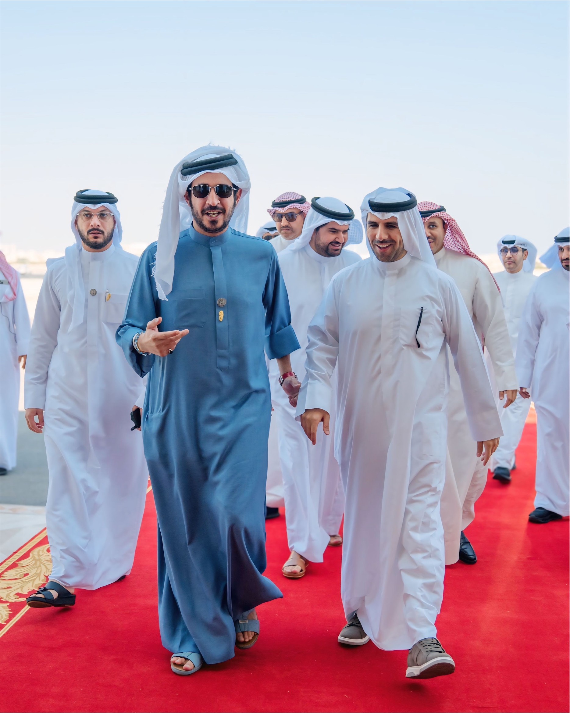 النائب الأول لرئيس المجلس الأعلى للشباب والرياضة البحرينية يستقبل  رئيس اللجنة الأولمبية الكويتية