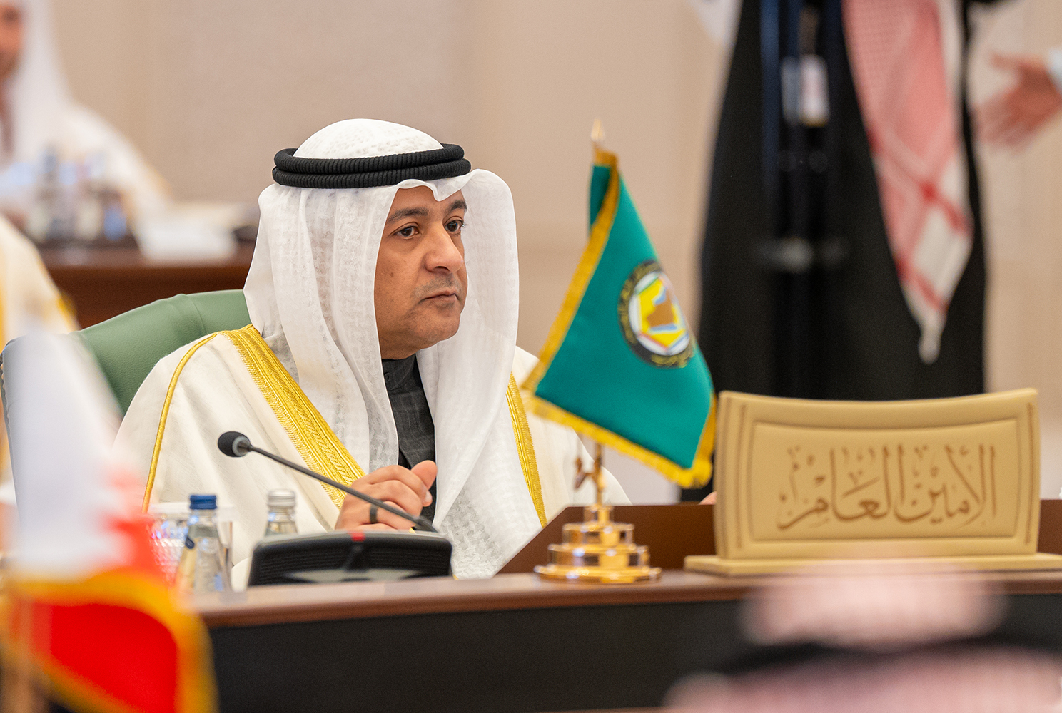 Le secrétaire général du Conseil de coopération du Golfe (CCG), Jassem Al-Budaiwi.