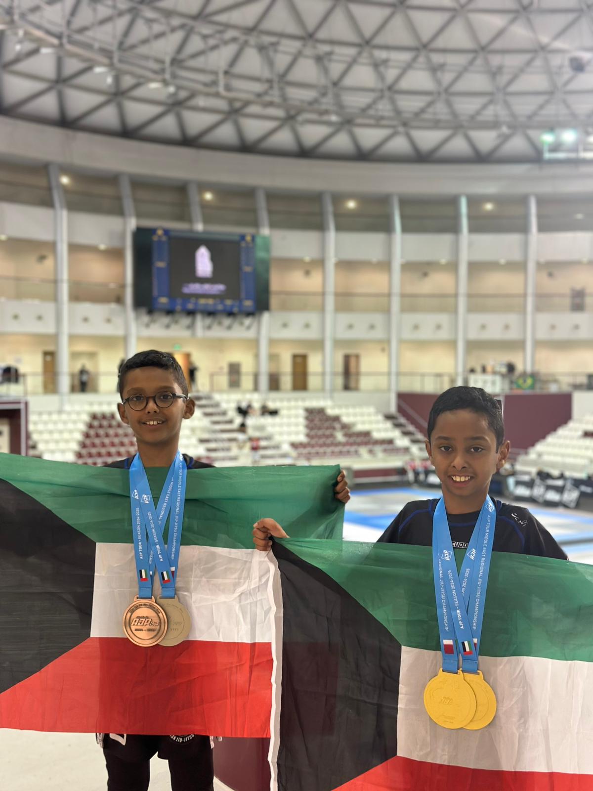 Kuwaiti brothers Ahmad, Khaled bag medals in Mideast Jiu-Jitsu tourney
