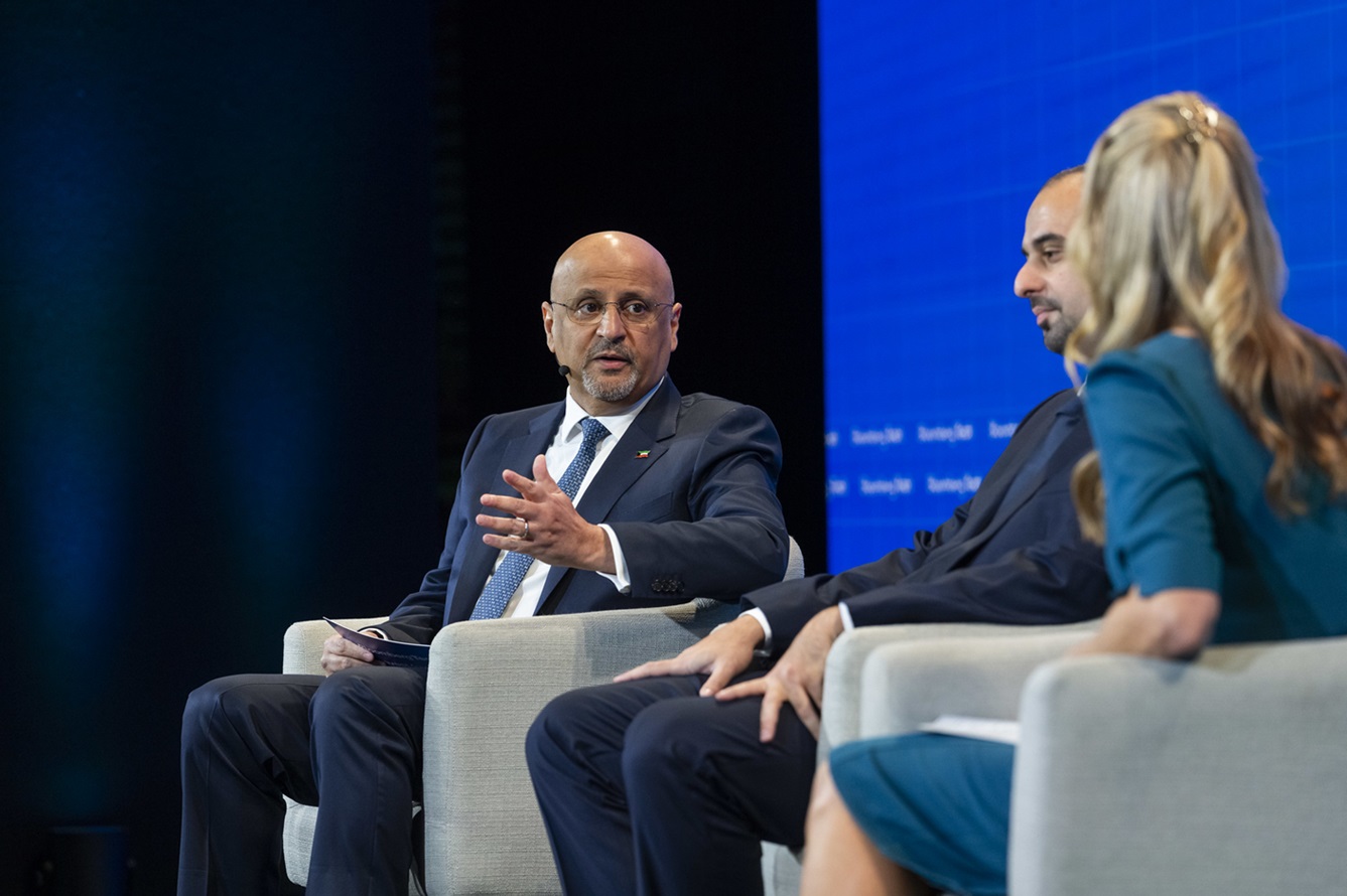 Kuwait's Minister of State for Communication Affairs Omar Al-Omar During his participation in the Bloomberg Technology Summit in London
 