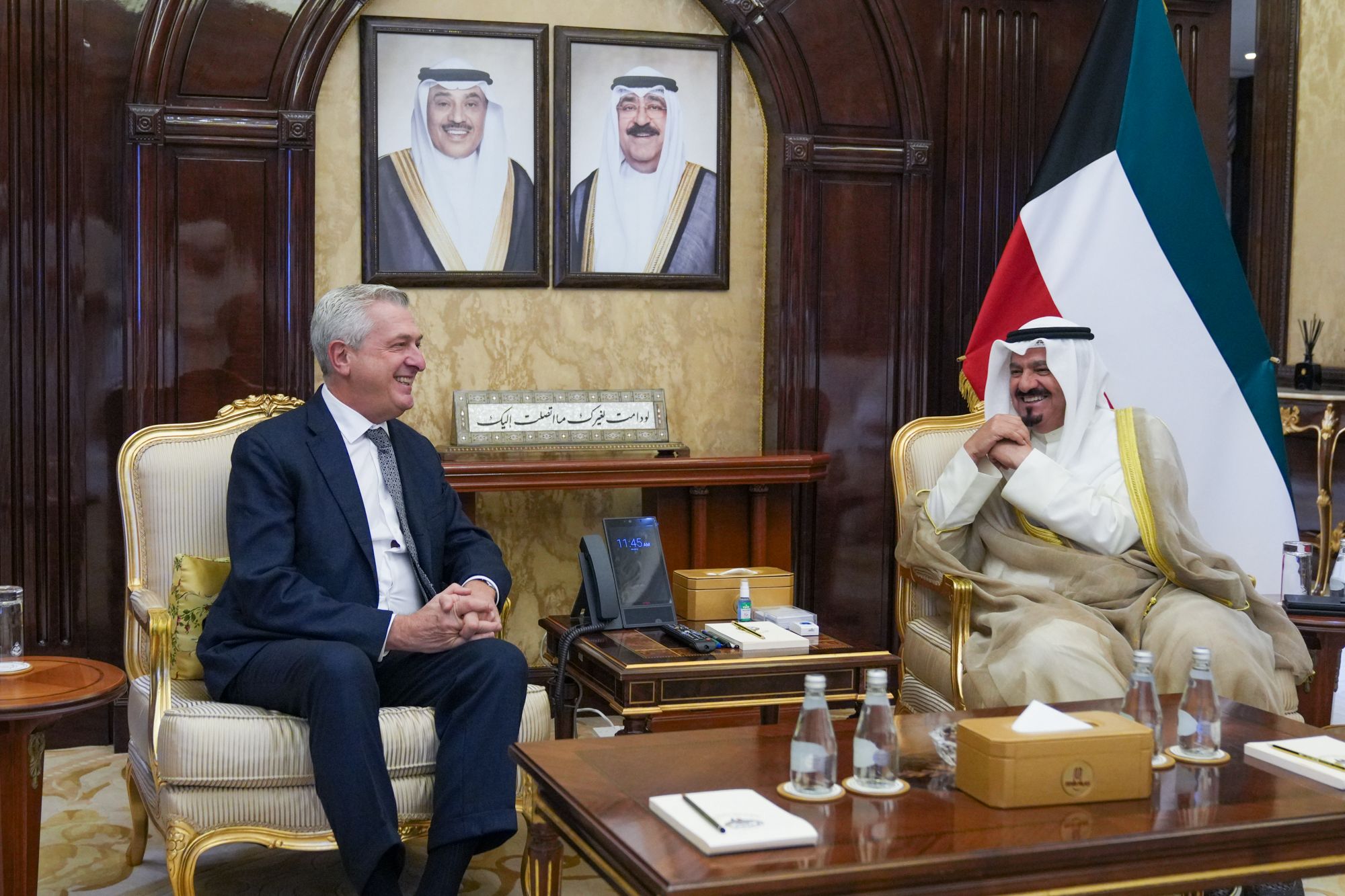 سمو رئيس مجلس الوزراء يستقبل المفوض السامي للأمم المتحدة لشؤون اللاجئين