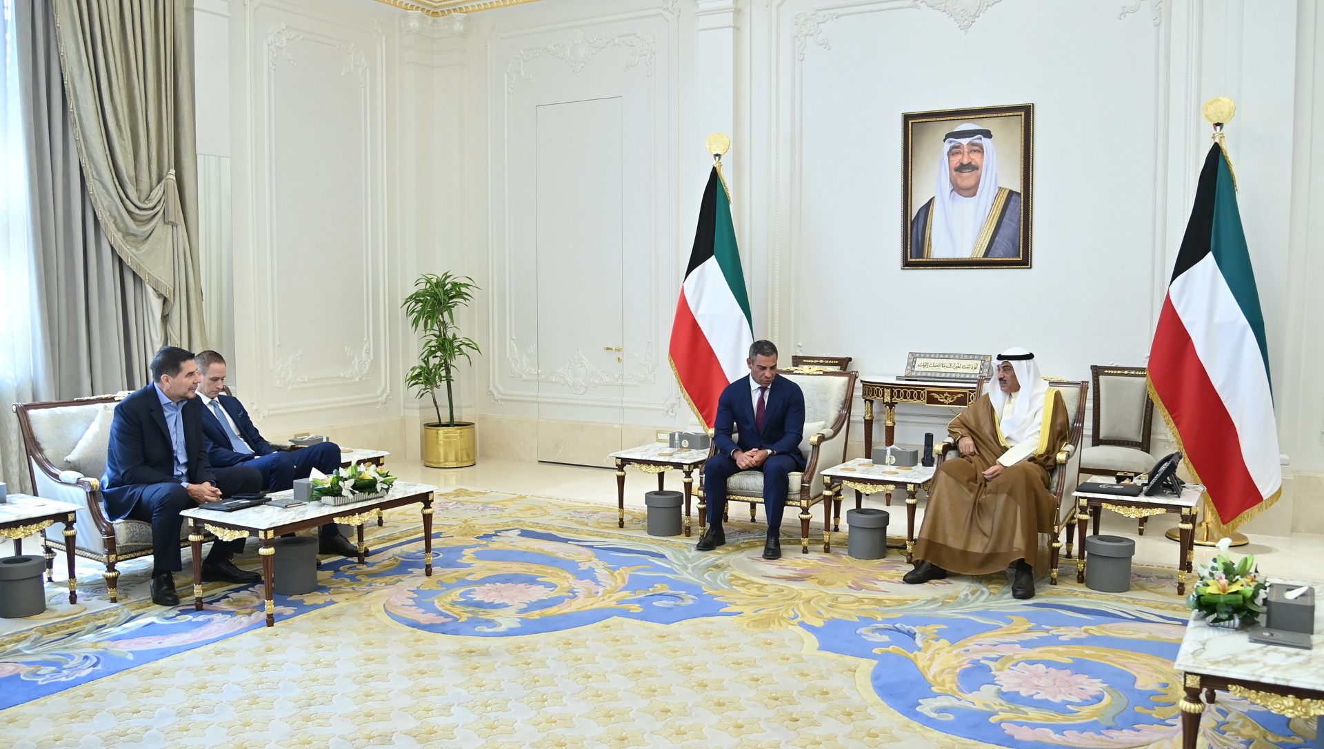His Highness the Crown Prince receives Mayor of Miami City Francis X. Suarez, and the accompanying delegation