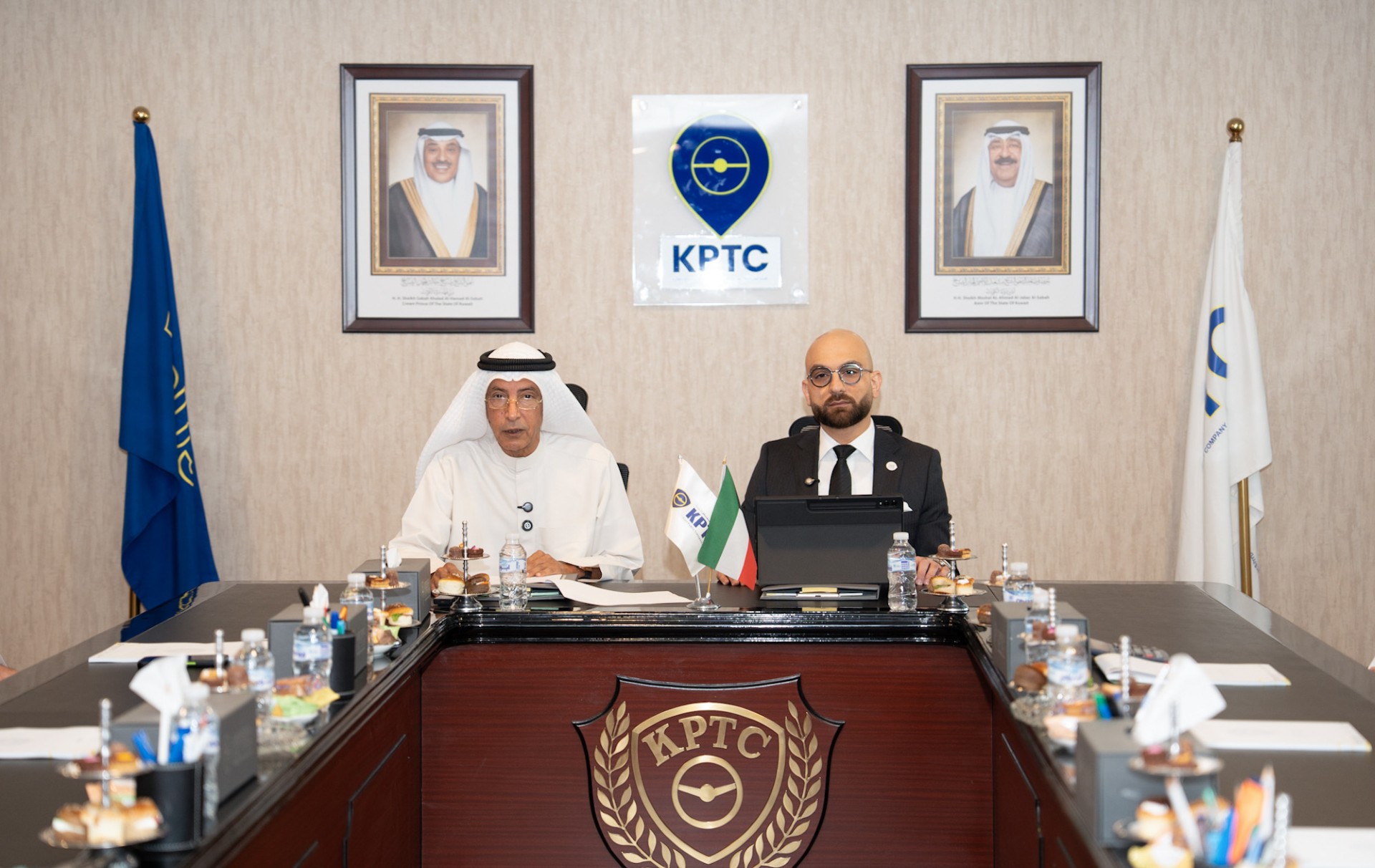 KPTC CEO and UITP MENA Chairman during the press conference