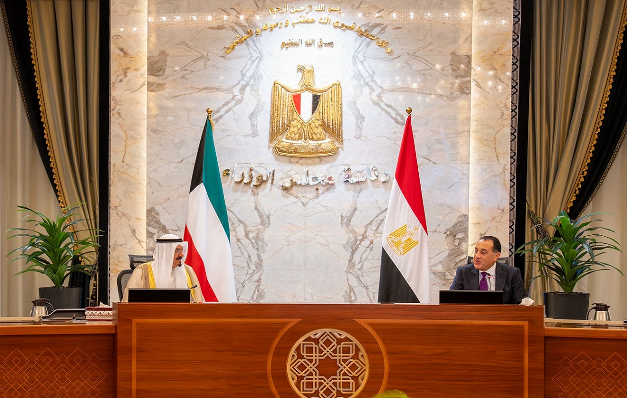 Kuwaiti and Egyptian prime ministers discuss cementing ties