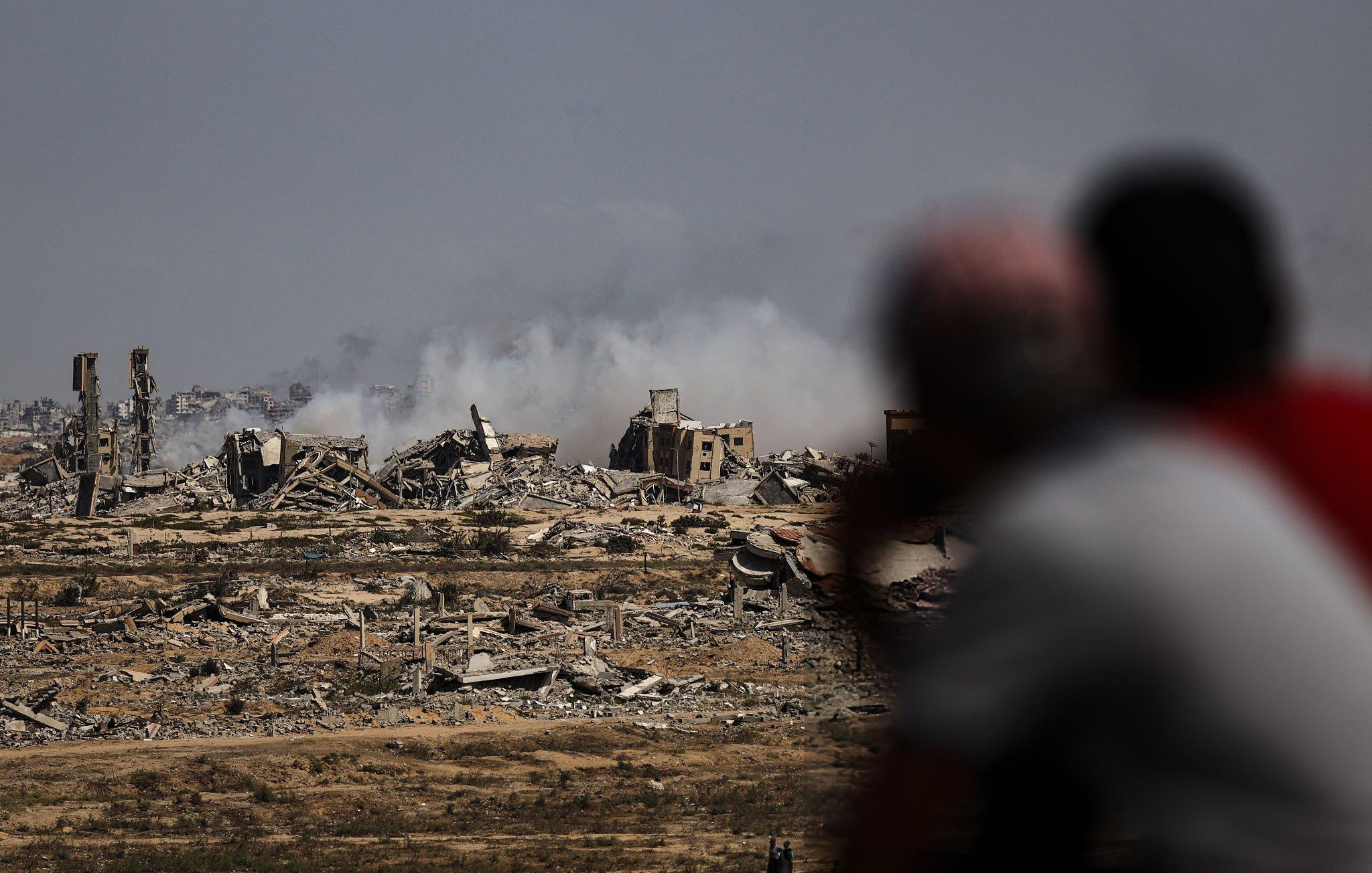 جانب من الدمار في قطاع غزة