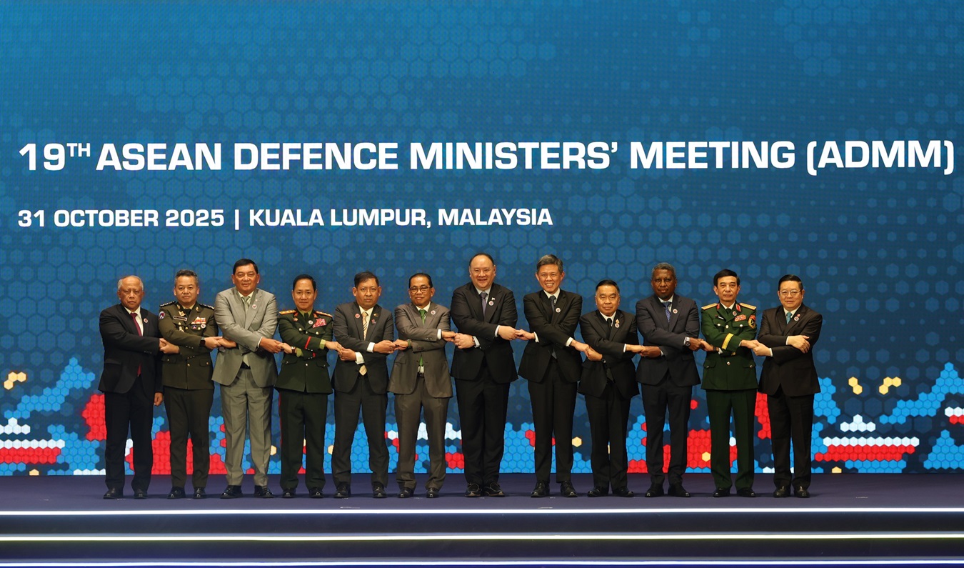 Malaysian Defense Minister Mohammad Nordin during meeting of ASEAN Defense Ministers