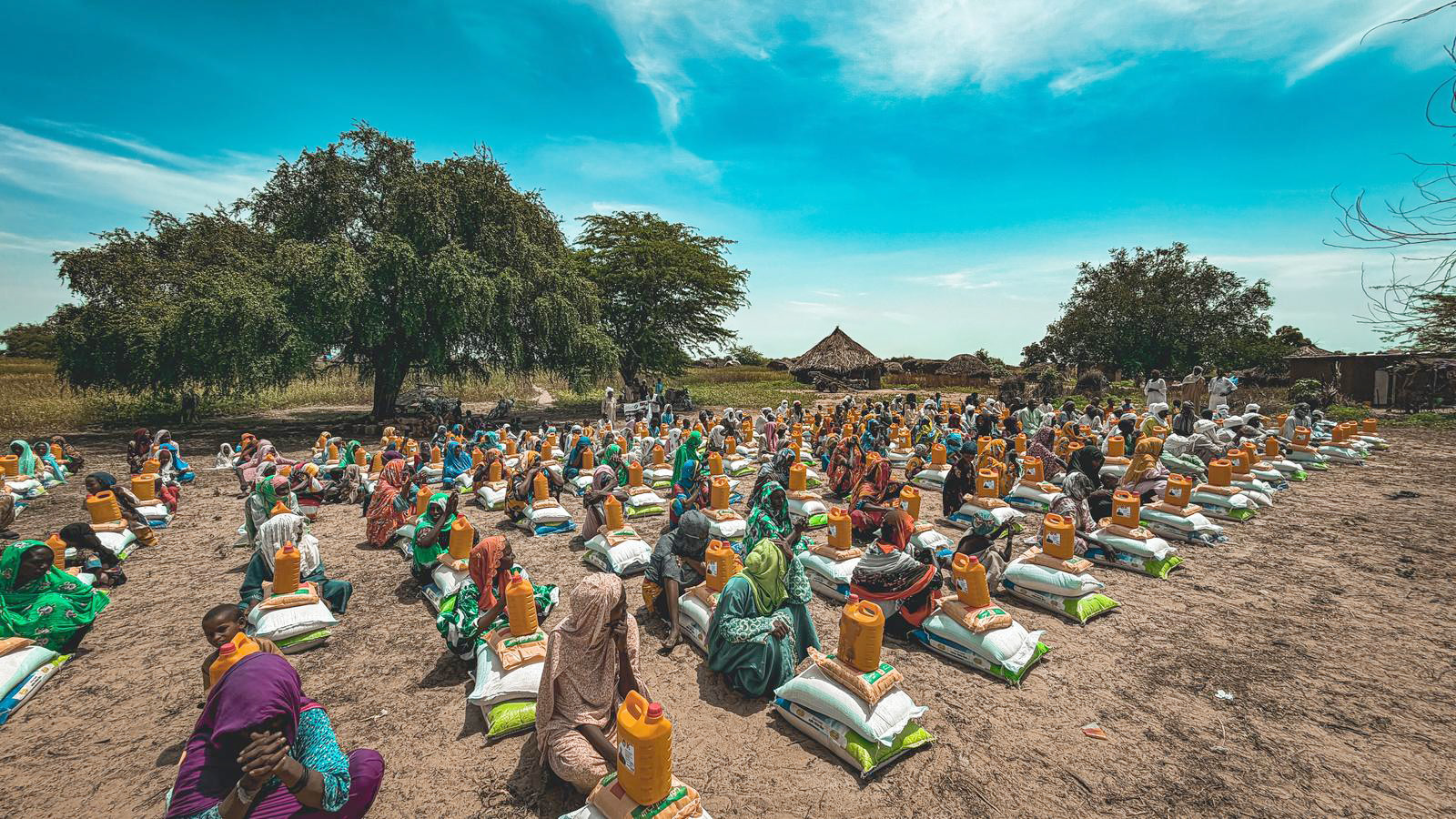 La campagne de distribution de colis alimentaires au Tchad