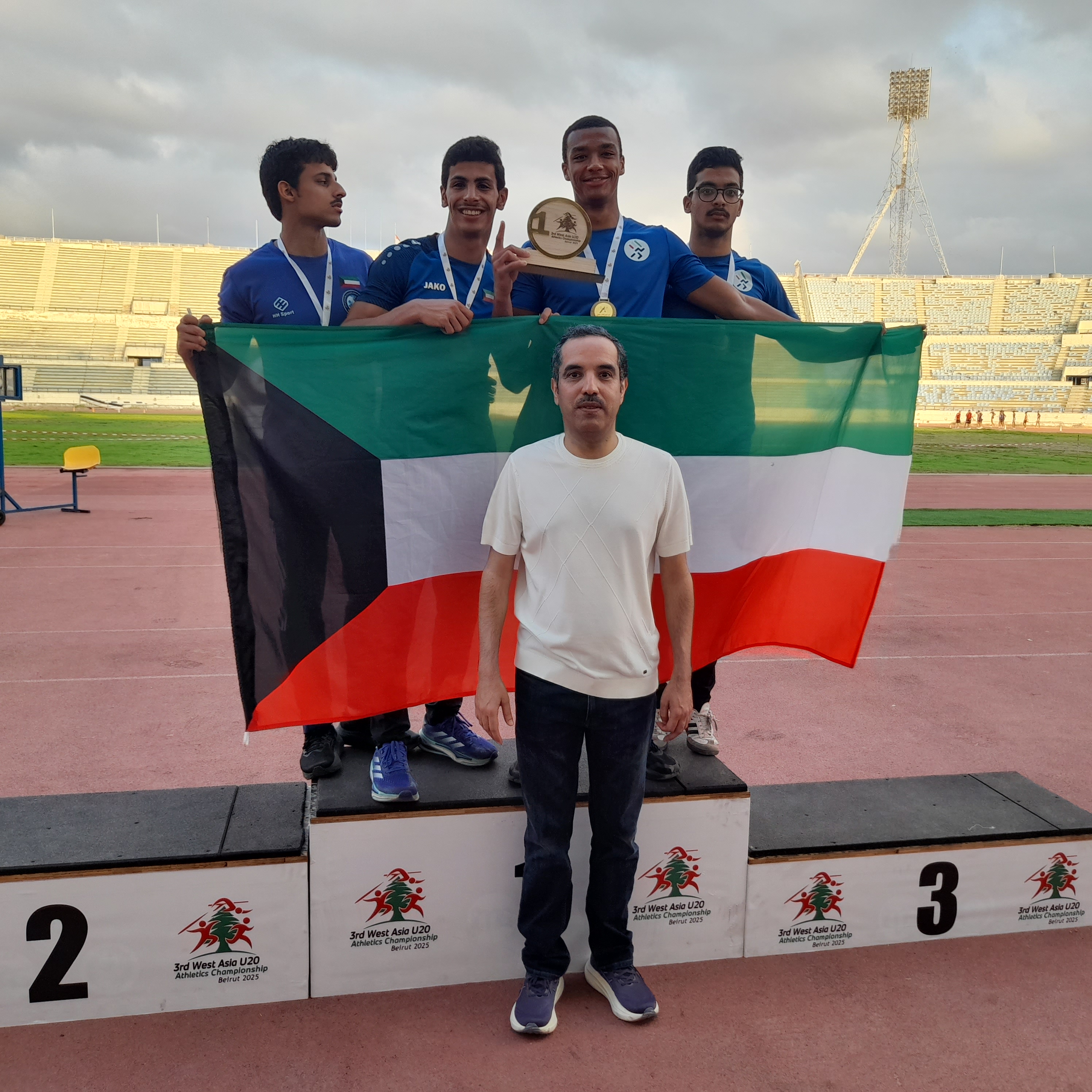 Kuwaiti athletes concludes West Asian U20 Athletics Championships with 16 medals