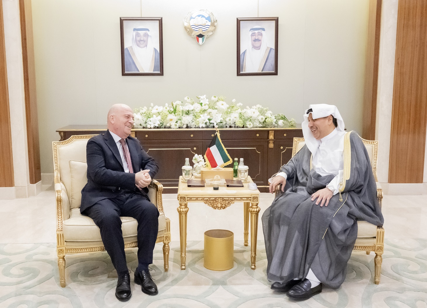 Minister of the Amiri Diwan Affairs receives Croatian Ambassador