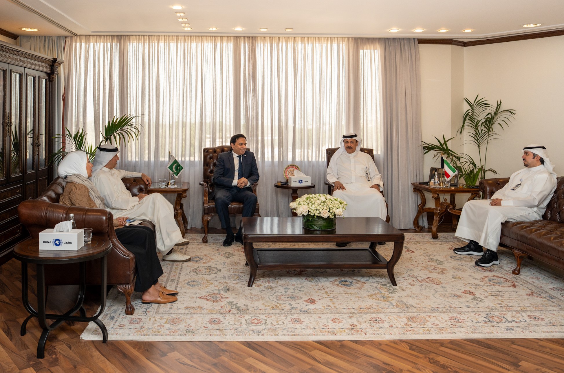 L'ambassadeur du Pakistan en visite à KUNA