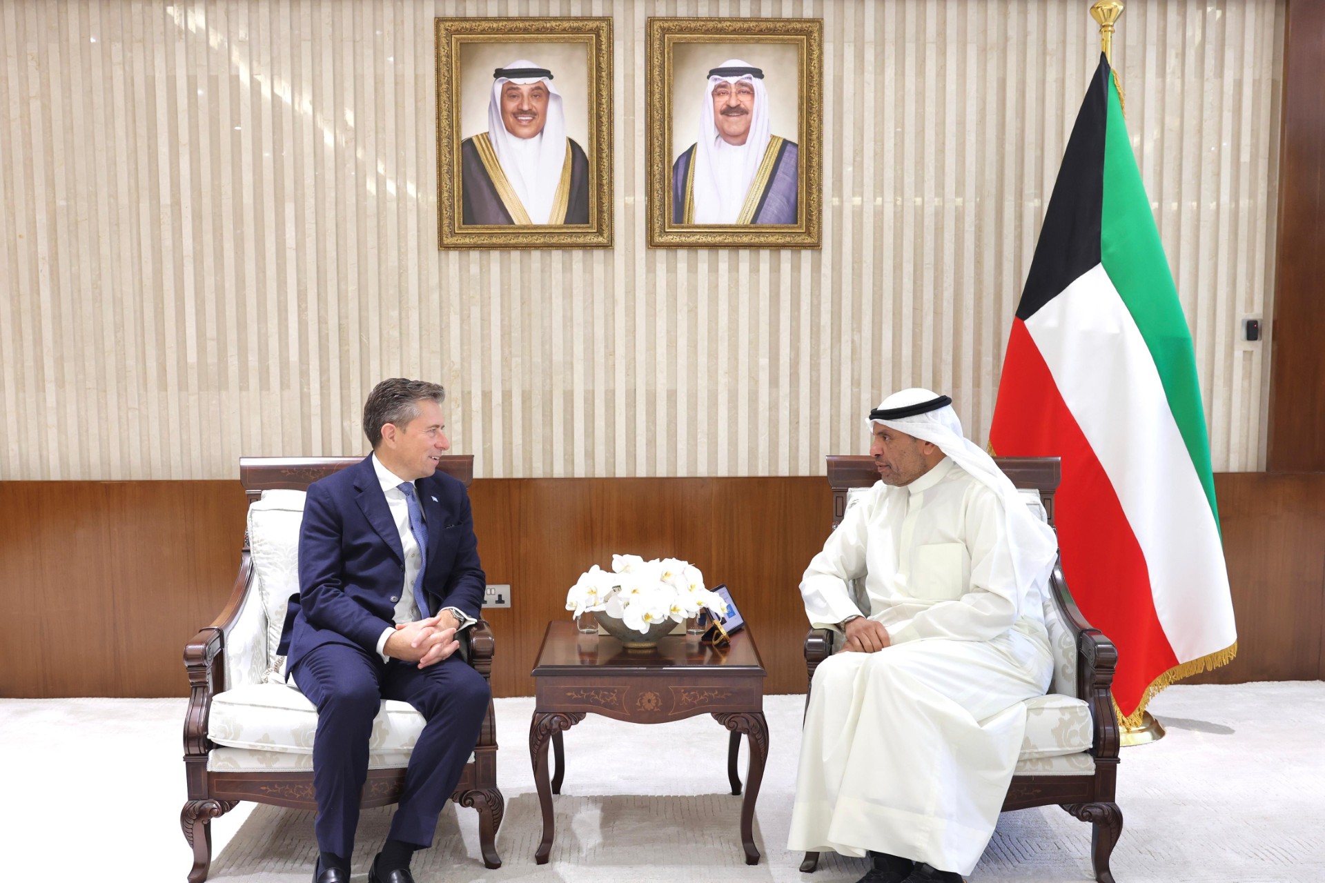Kuwait FM meets UN Under-Secretary-General for Humanitarian Affairs