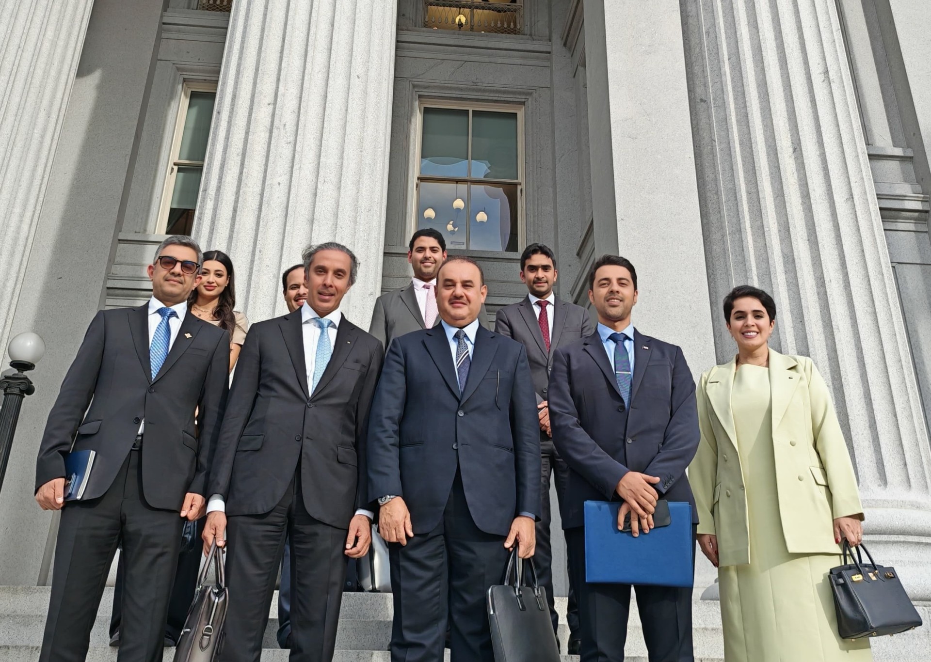 Kuwait's Financial Intelligence Unit delegation with US Treasury officials