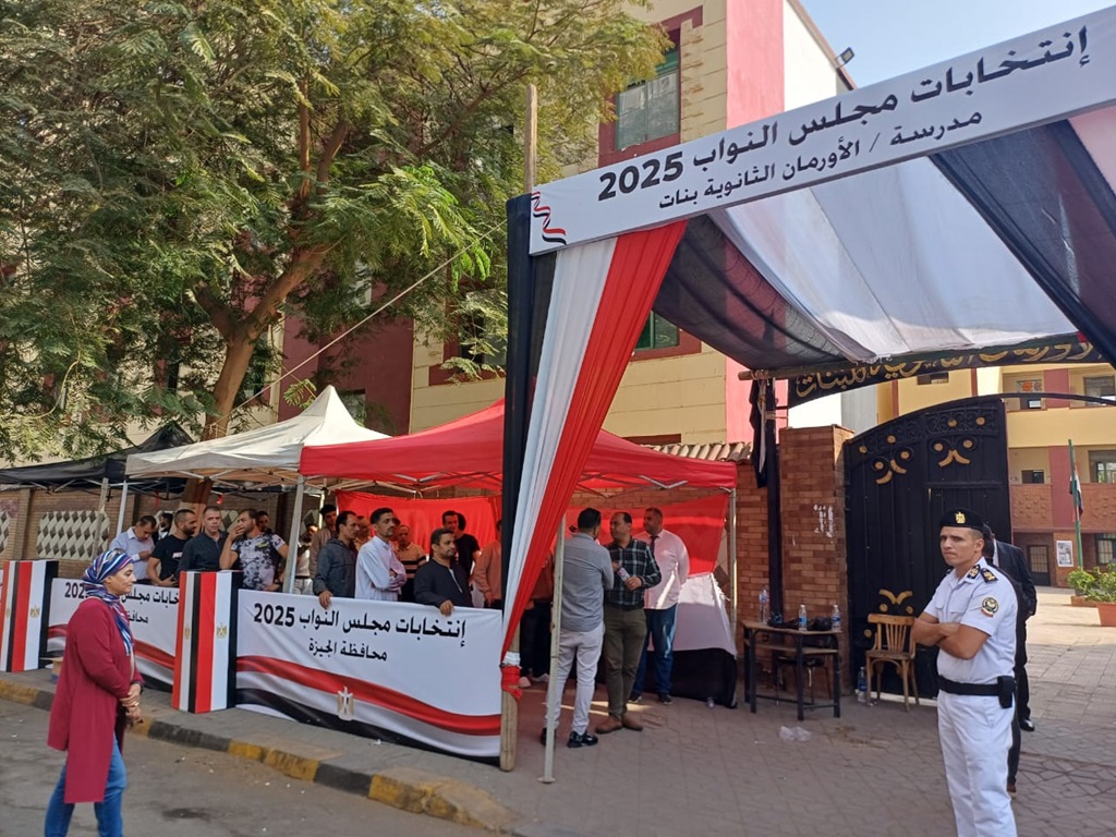 إحدى لجان الاقتراع بمحافظة الجيزة