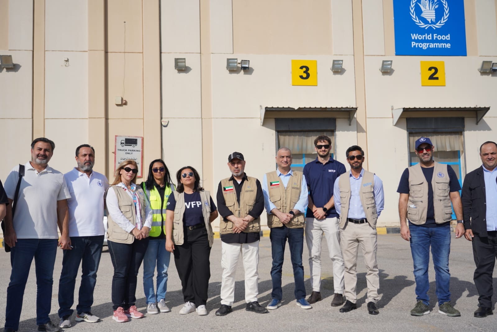 L'équipe de l'association "Al-Nouri" en visite aux entrepôts de PAM à Amman
