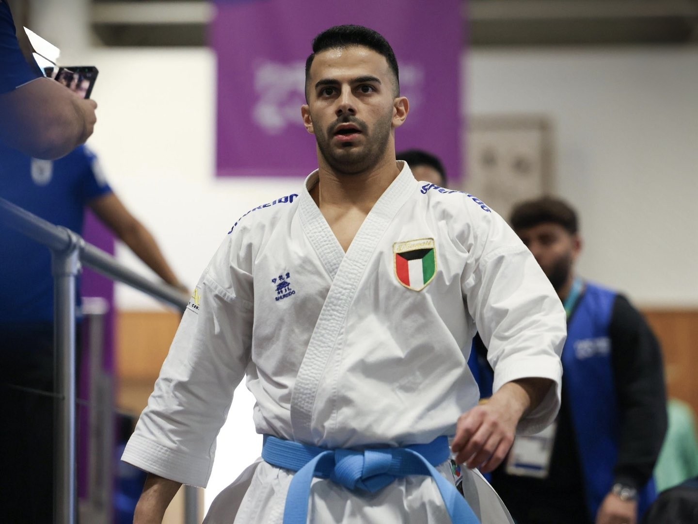 Le karatéka koweïtien Mohammad Al-Mousawi