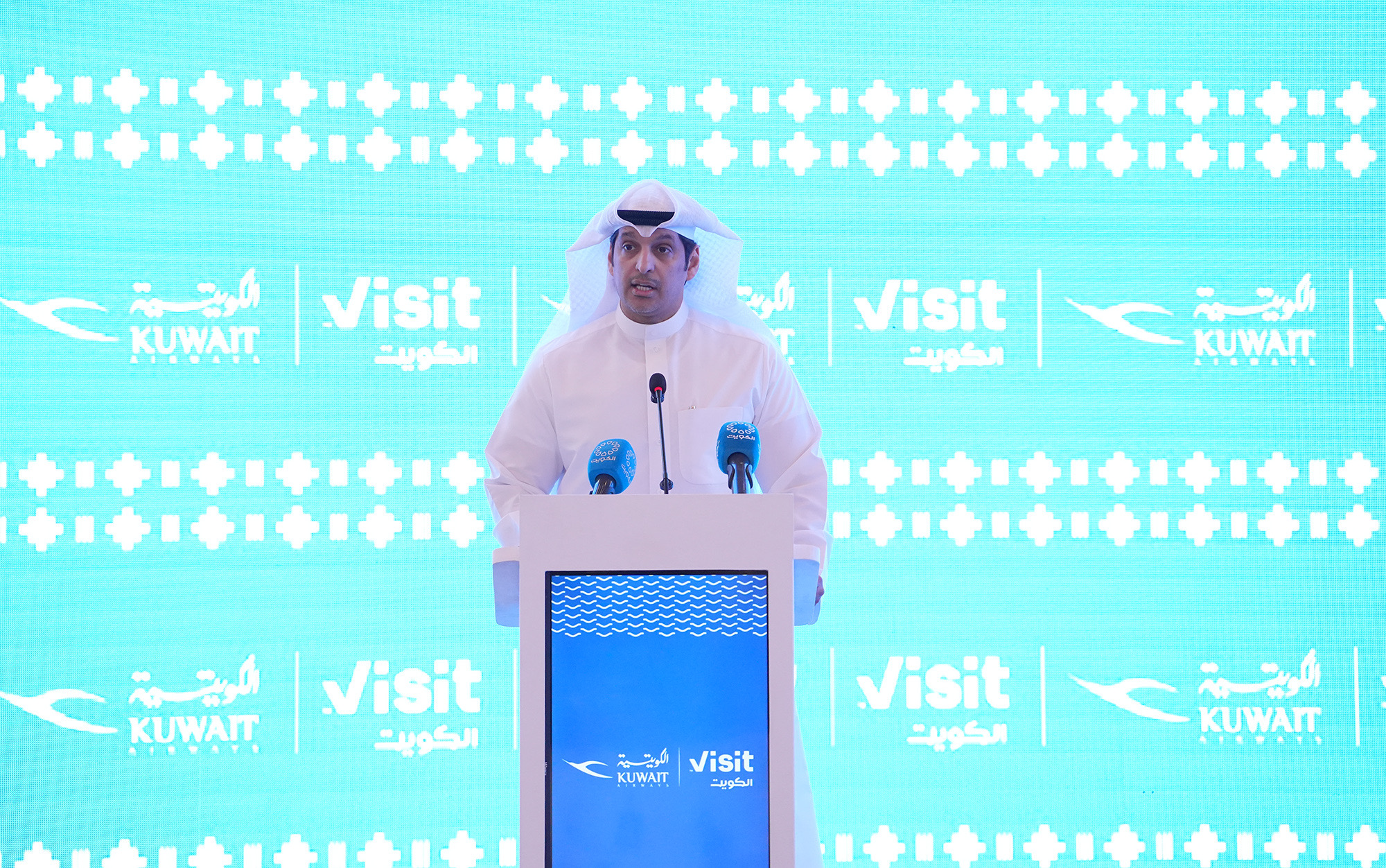 Minister of Information and Culture and Minister of State for Youth Affairs Abdulrahman Al-Mutairi